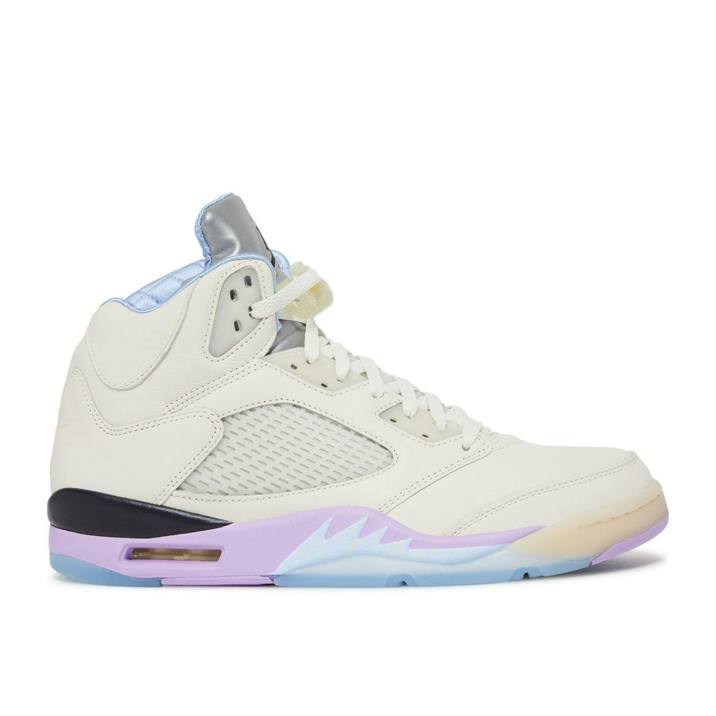 1283 Jordan Air 5 Retro Sp X Dj Khaled Sail Washed Yellow-Violet Star