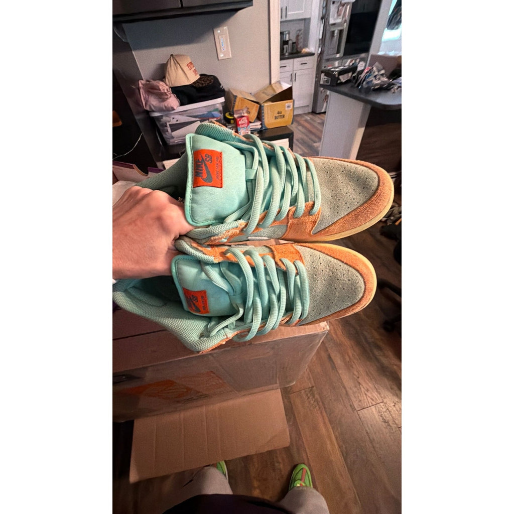 1282 Nike Dunk Low SB 'Orange Emerald Rise