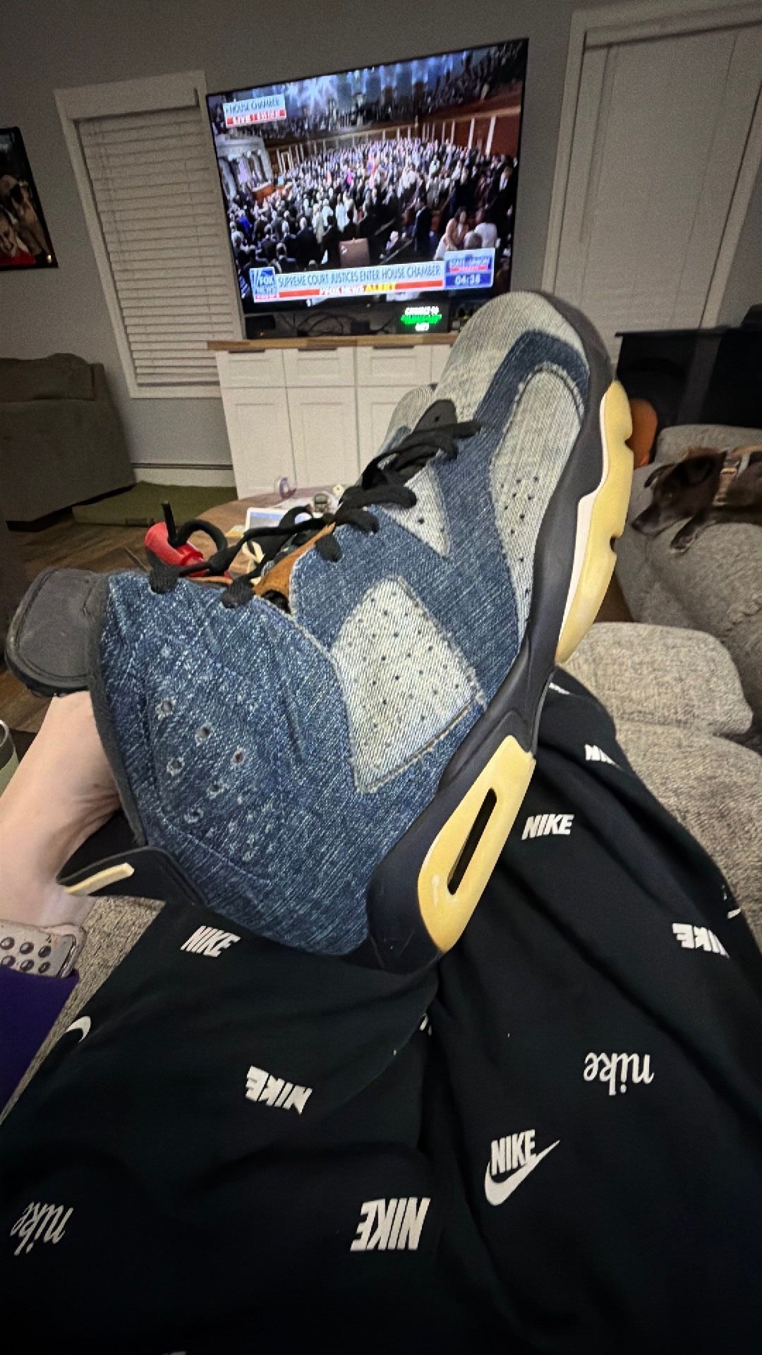 0689 Jordan 6 Retro Washed Denin