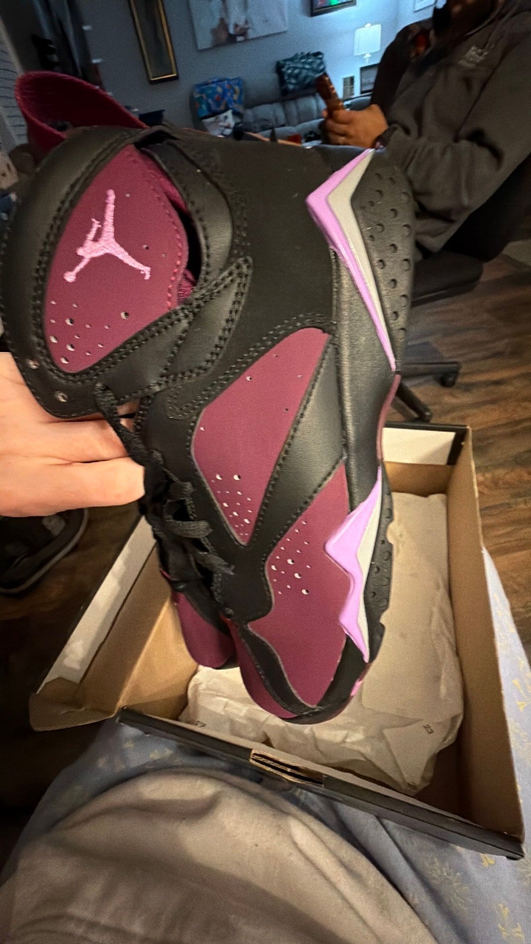 1359 Jordan 7 Retro GG Mulberry-6.5Y/8W