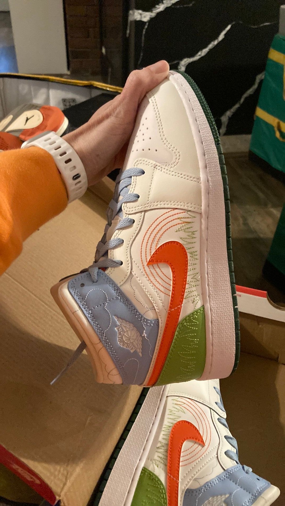 1226 Jordan 1 Mid SE (GS) 'Stitch' in a Sail' 7Y/8.5W