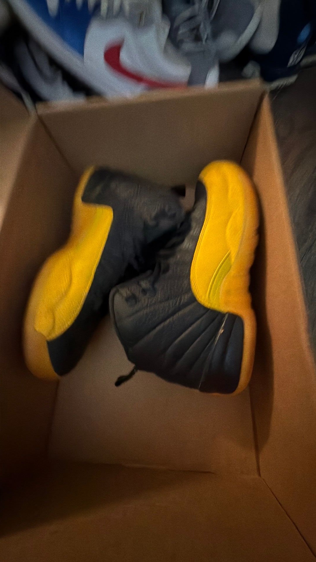 0593 jordan 12 retro black university gold