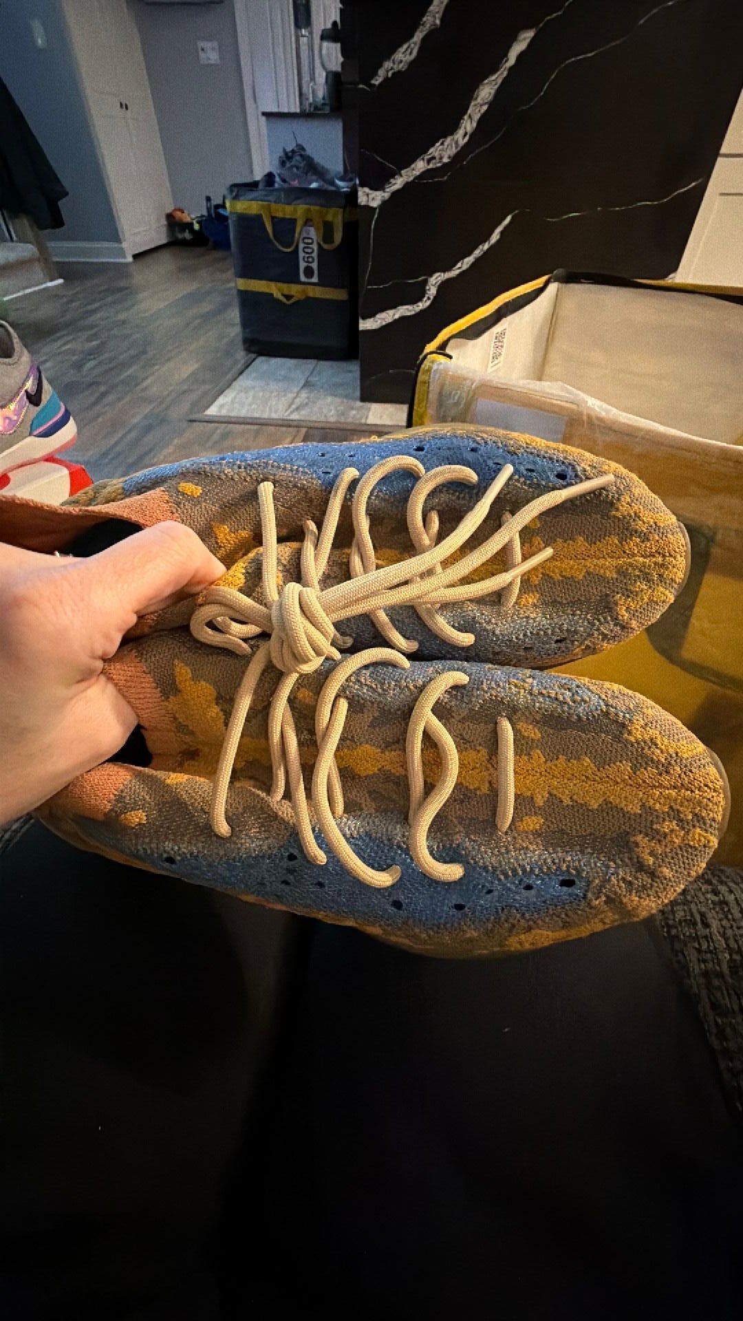 0431 adidas Yeezy Boost 380 "Blue Oat". Released in July 2020