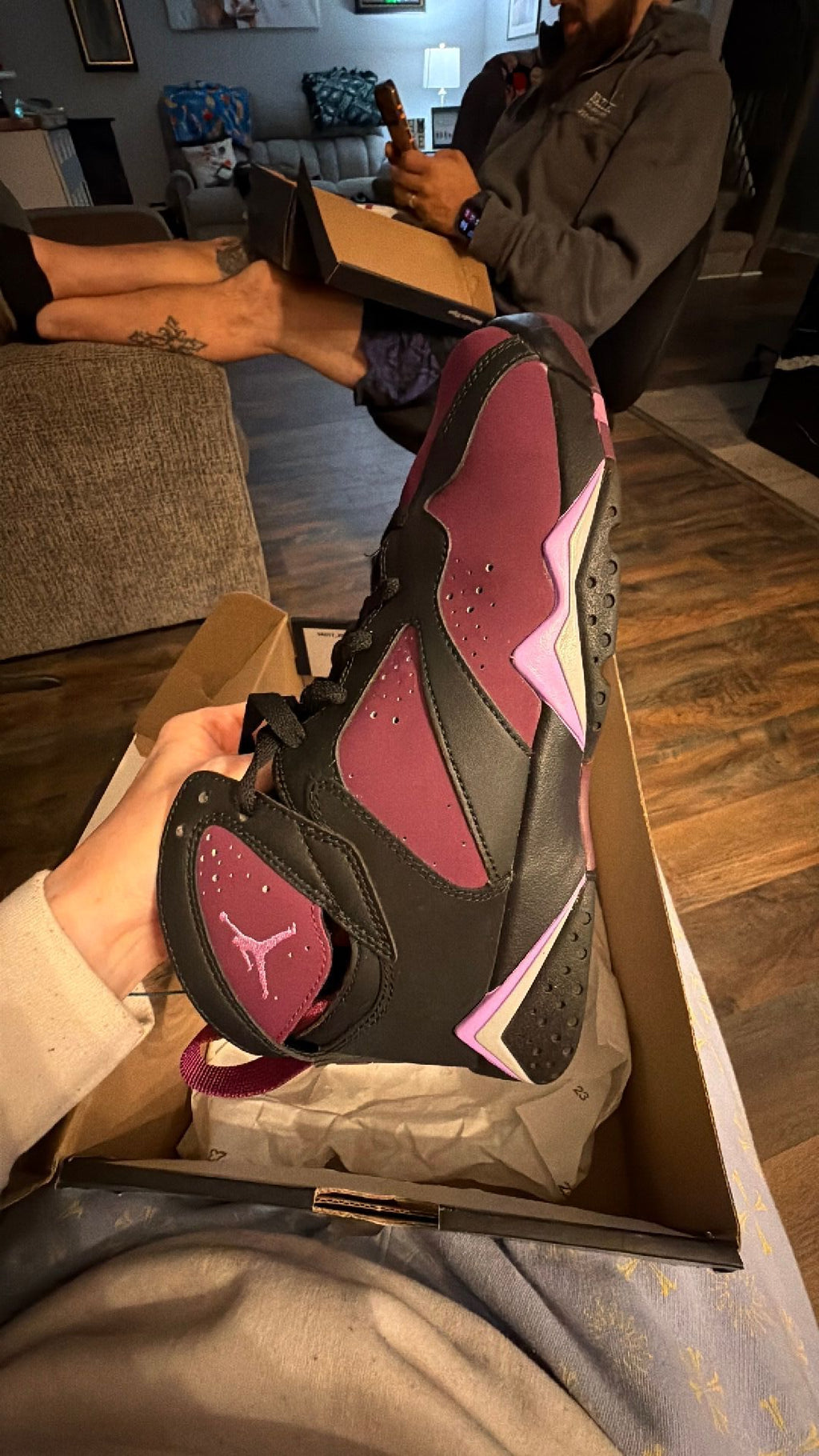 1359 Jordan 7 Retro GG Mulberry-6.5Y/8W