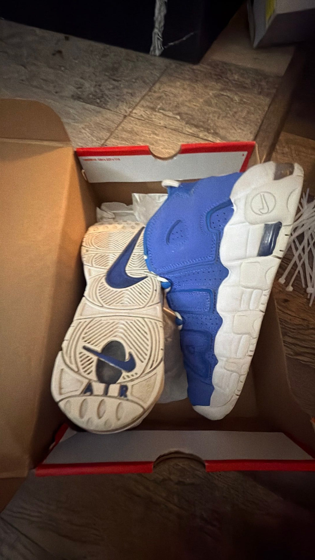 0601 Nike Air More Uptempo Battle Blue (GS)