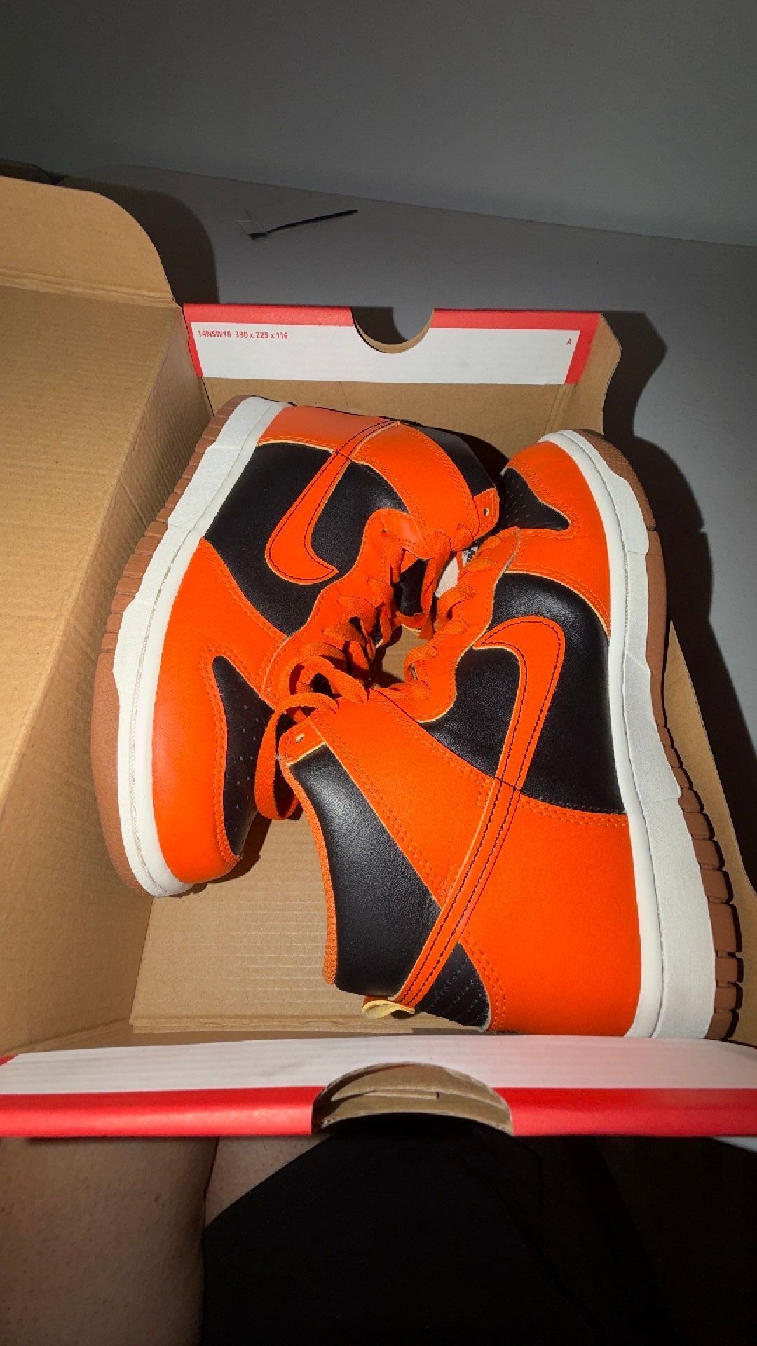 1985 Nike Dunk High GS 'Safety Orange' 7Y/8.5w