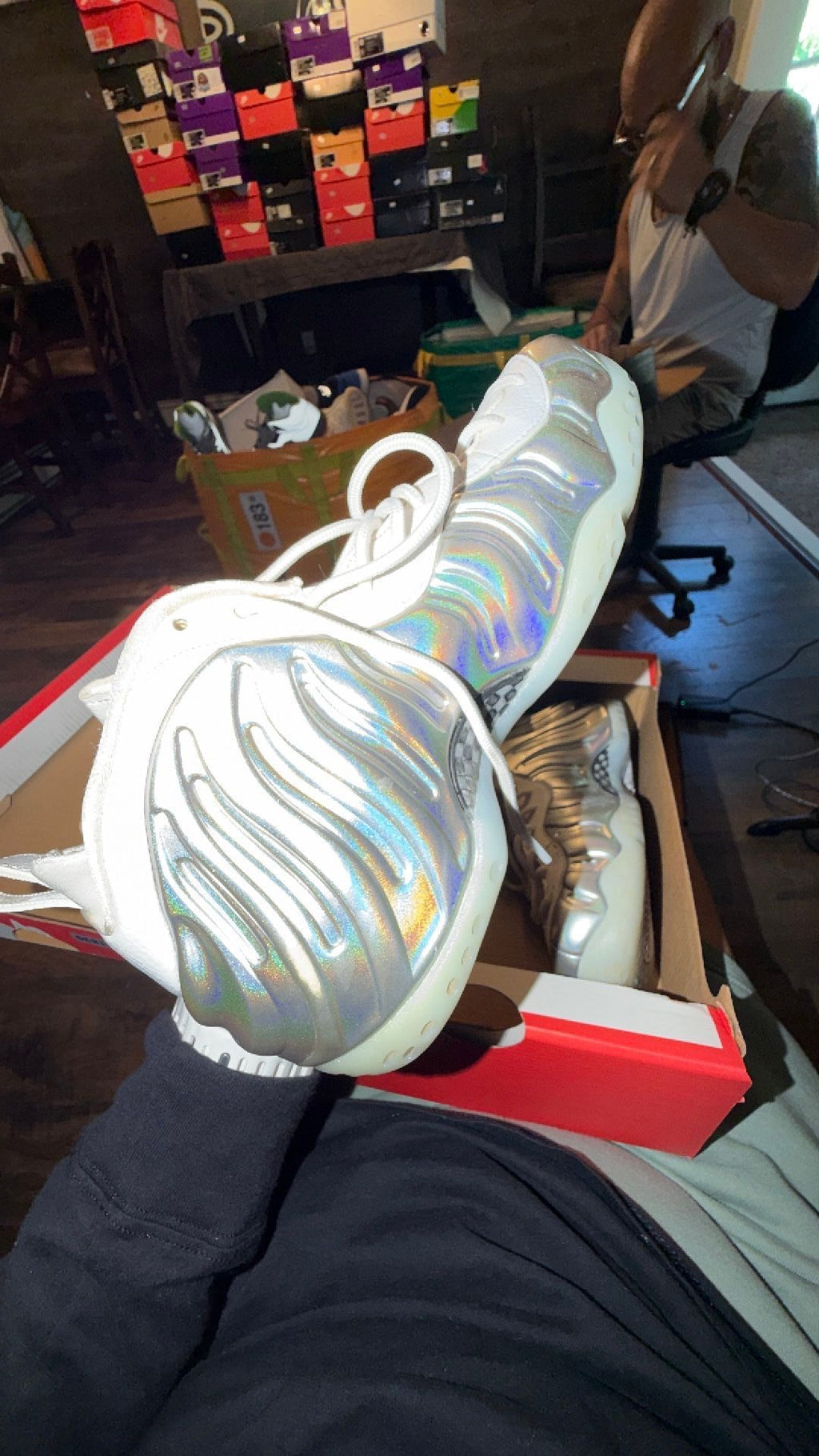 1839 Nike Air Foamposite One "Chrome" sneakers