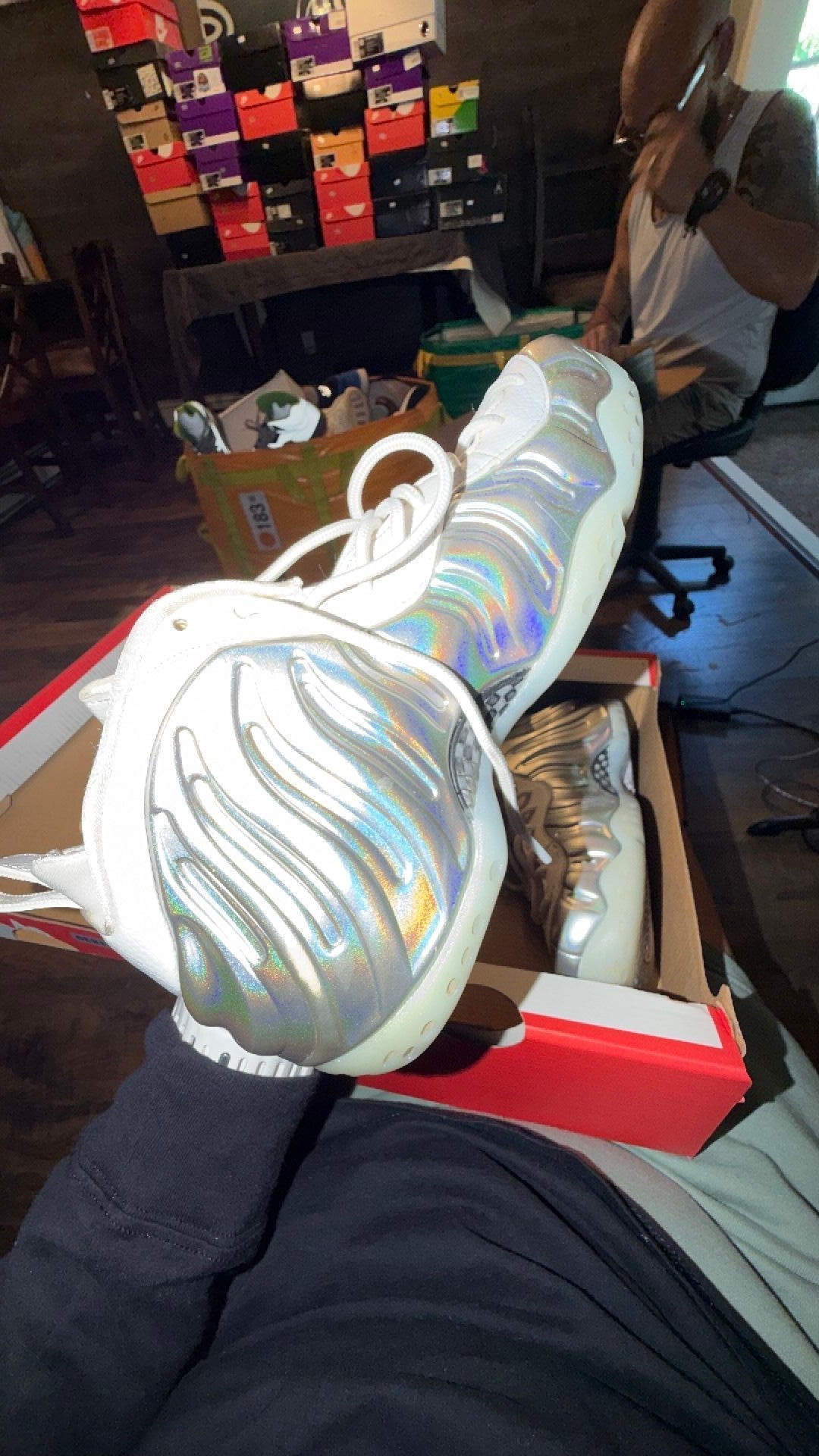 1839 Nike Air Foamposite One "Chrome" sneakers