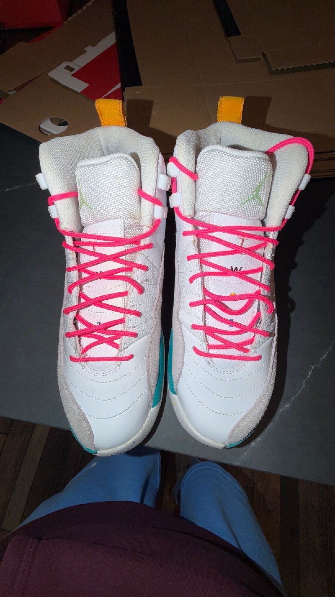 1898 Nike Air Jordan 12 Retro GS "White Vapor Green"