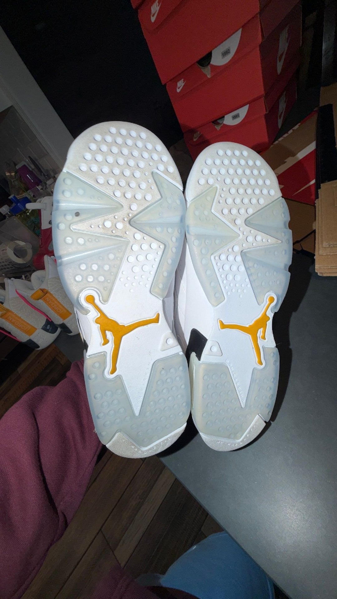 1897 Nike Air Jordan Jumpman MVP “White Yellow Ochre"