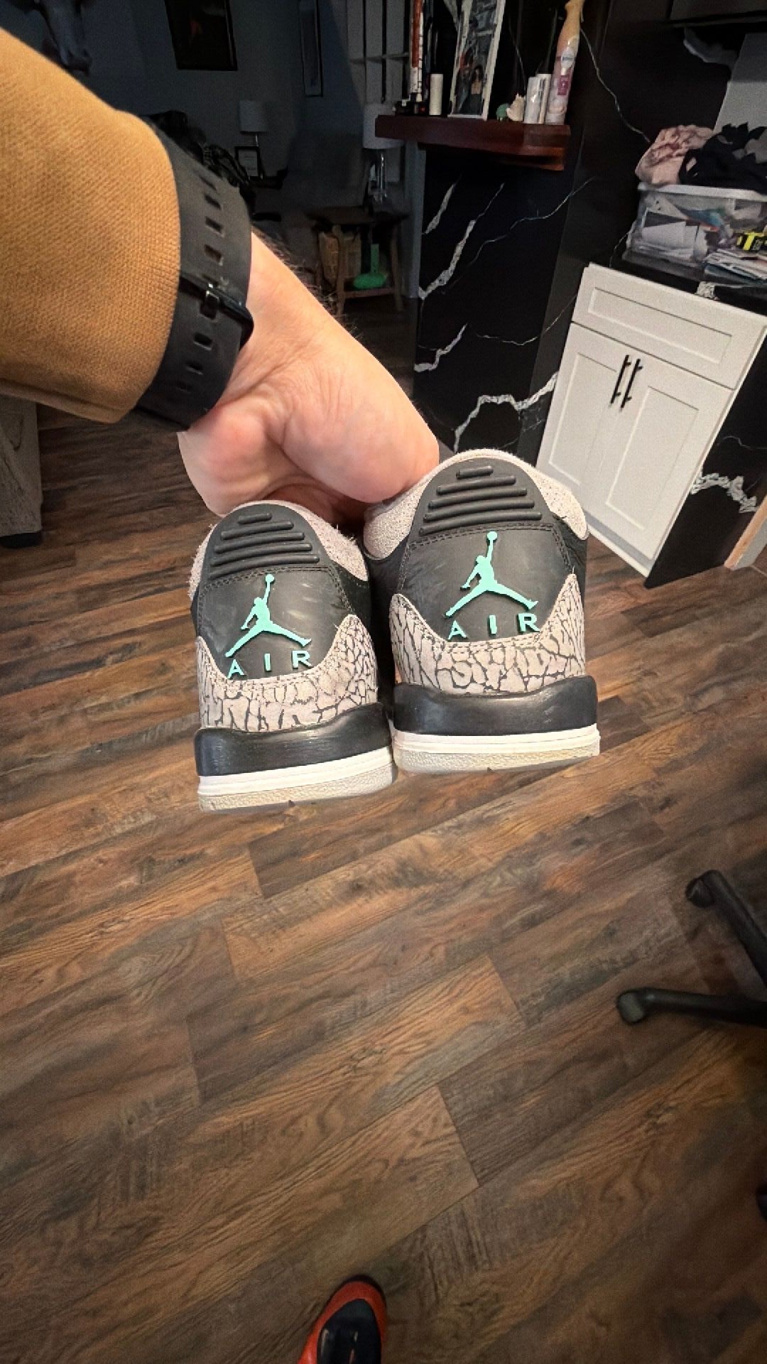 1259 Jordan 3 GS "GREEN GLOW" 7Y/8.5W