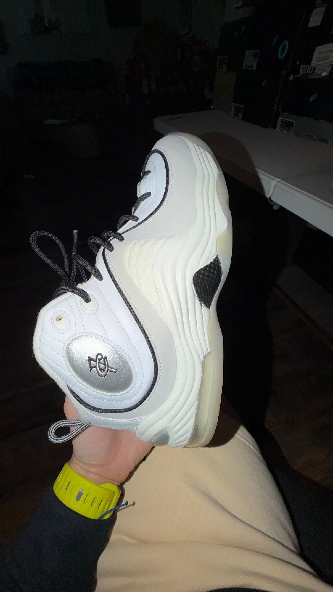 1753 Nike Air Penny 2 sneakers in the Photon Dust colorway