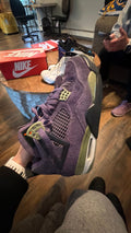 1110 Jordan 4 Retro sneakers in the "Canyon Purple