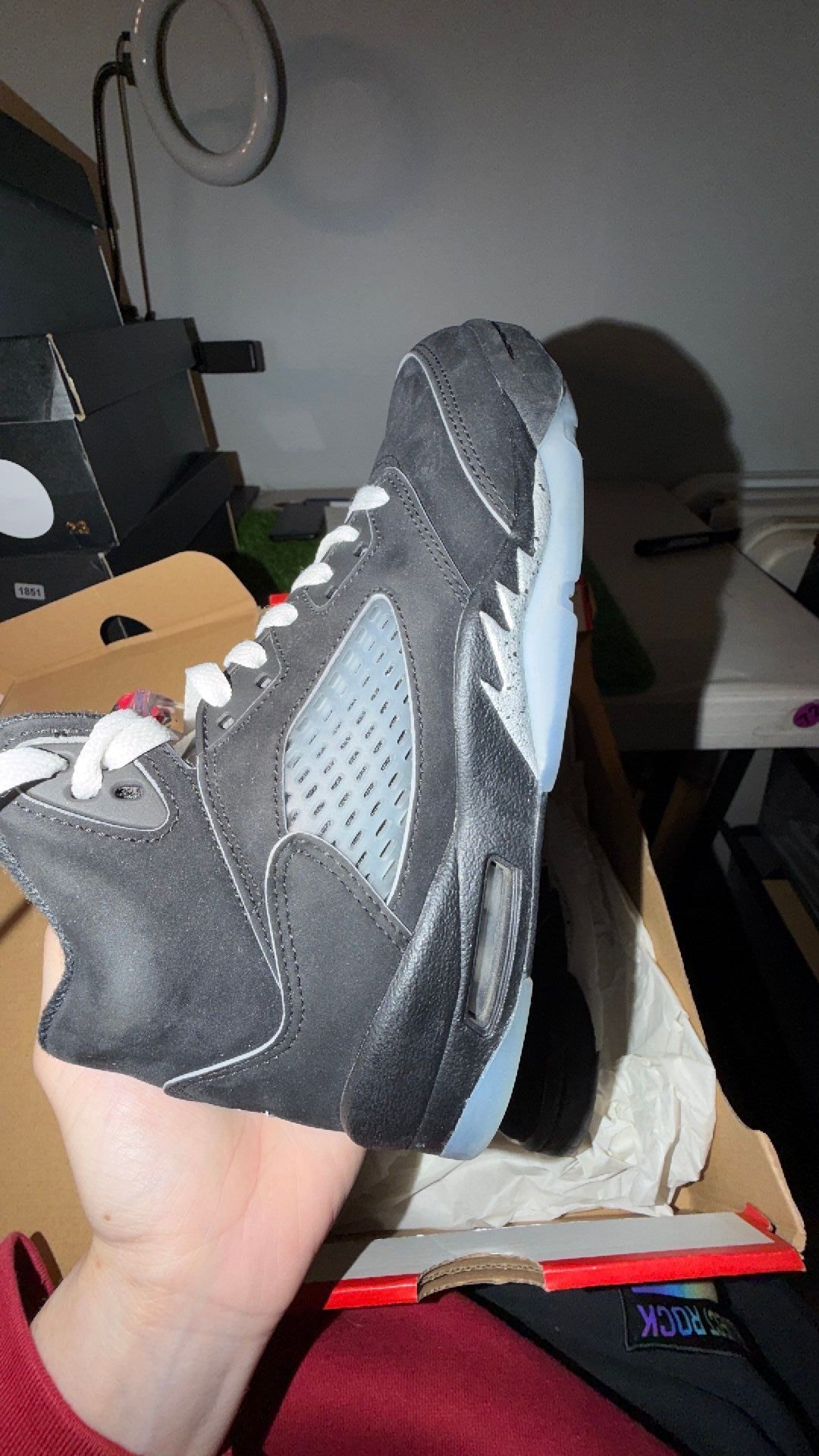 1855 Air Jordan 5 Retro OG "Black Metallic Reimagined"