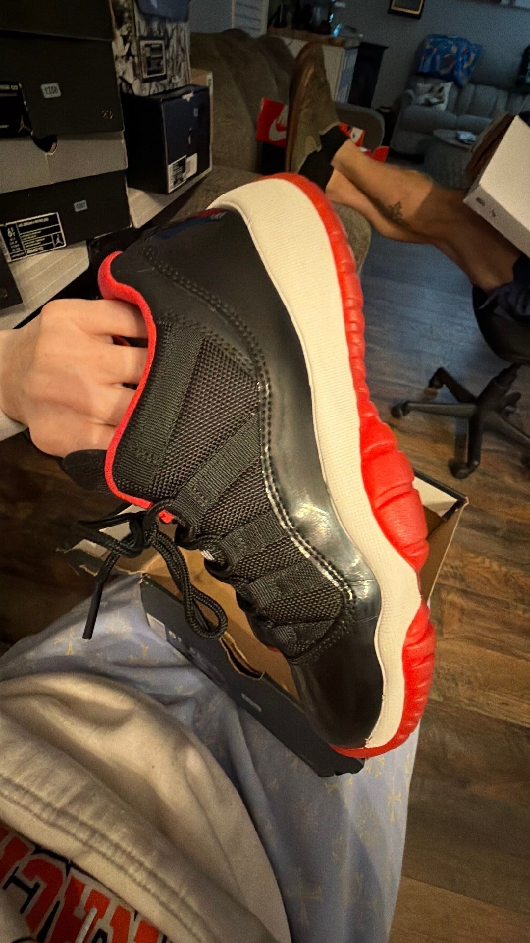 1356 Jordan Air 11 Retro Low BG "Bred" - 528896 012-6.5Y/8W
