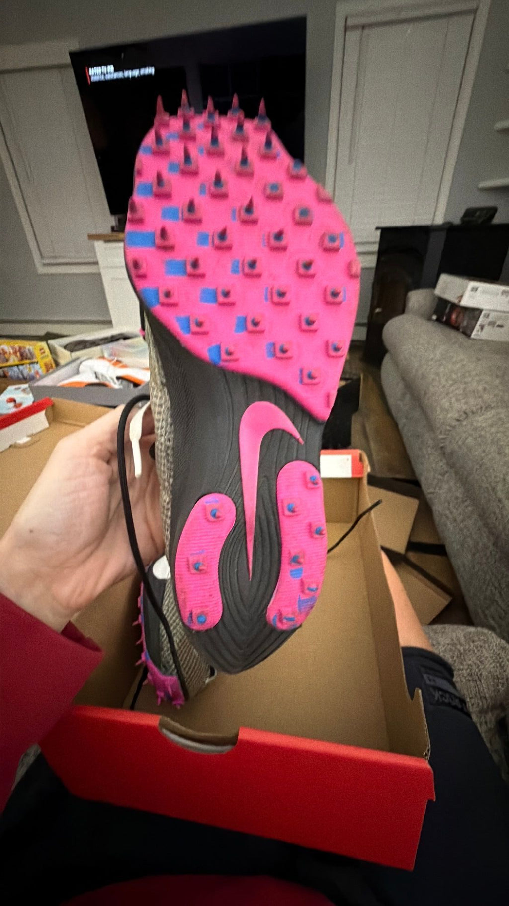 1947 Off-White x Nike Women's Vapor Street 'Laser Fuchsia' 5.5w/4m