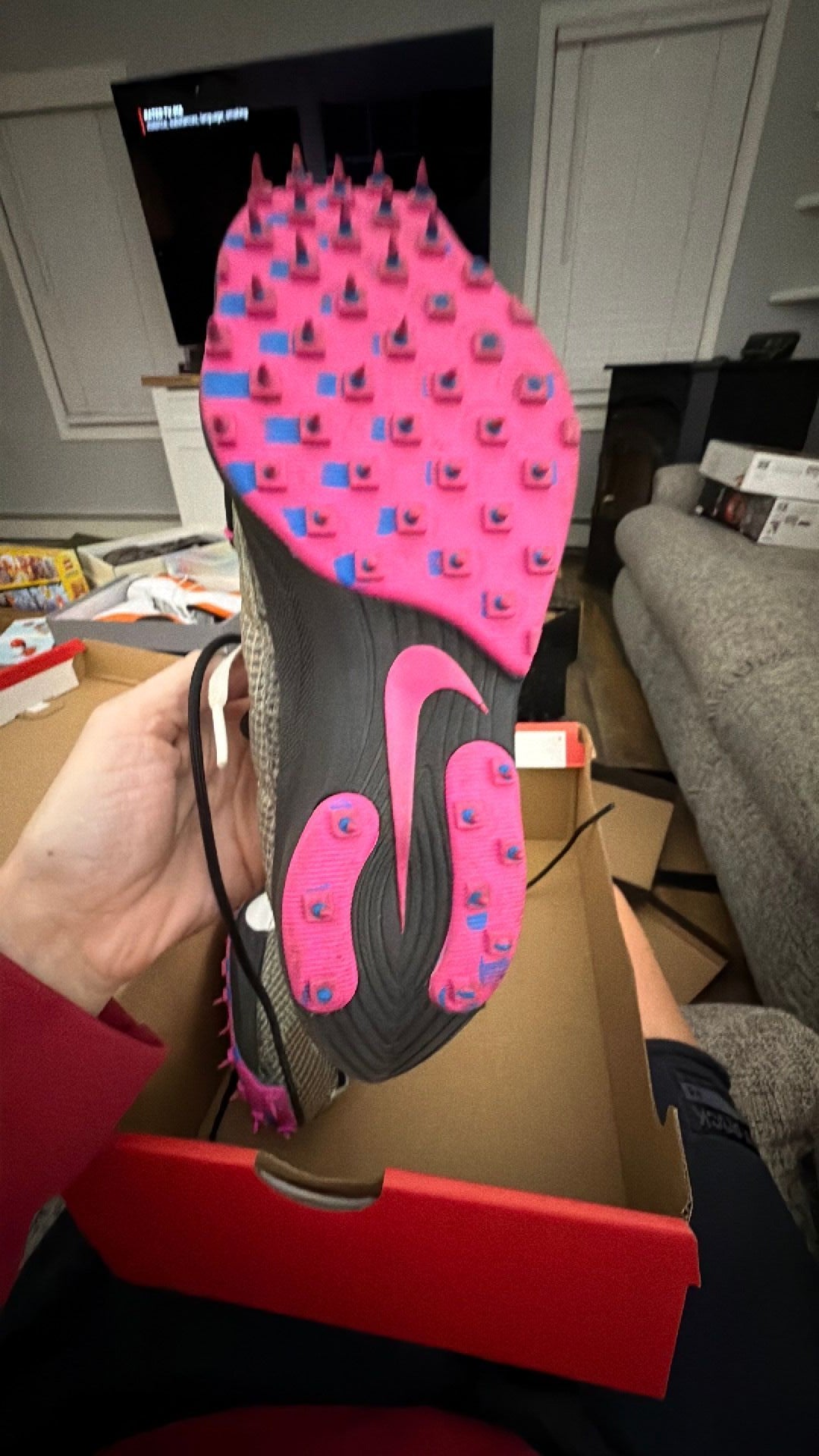 1947 Off-White x Nike Women's Vapor Street 'Laser Fuchsia' 5.5w/4m