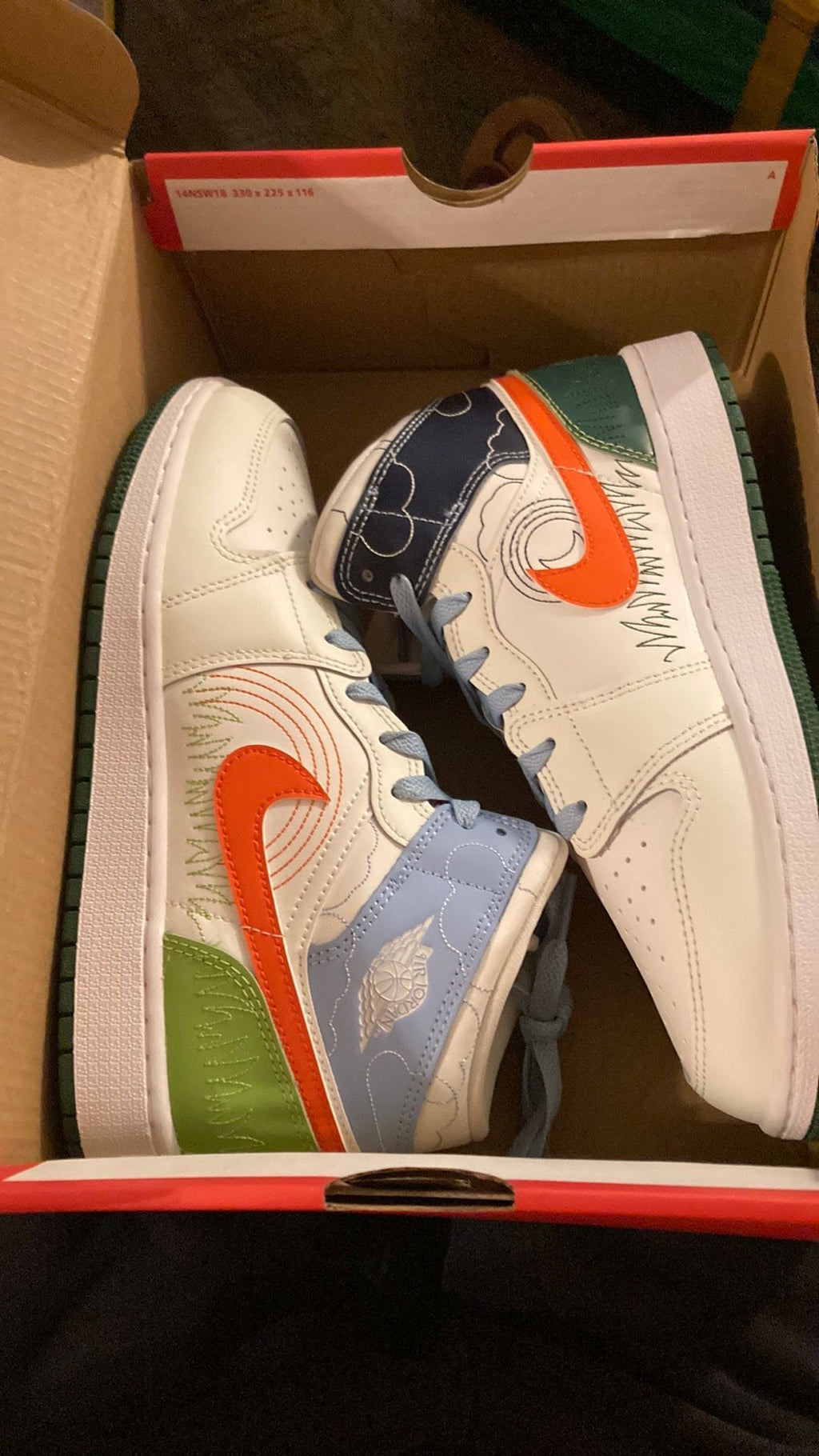 1226 Jordan 1 Mid SE (GS) 'Stitch' in a Sail' 7Y/8.5W
