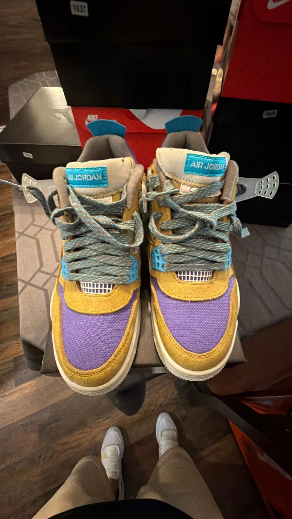 1823 Air Jordan 4 Retro SP Union "Desert Moss" (DJ5718-300).