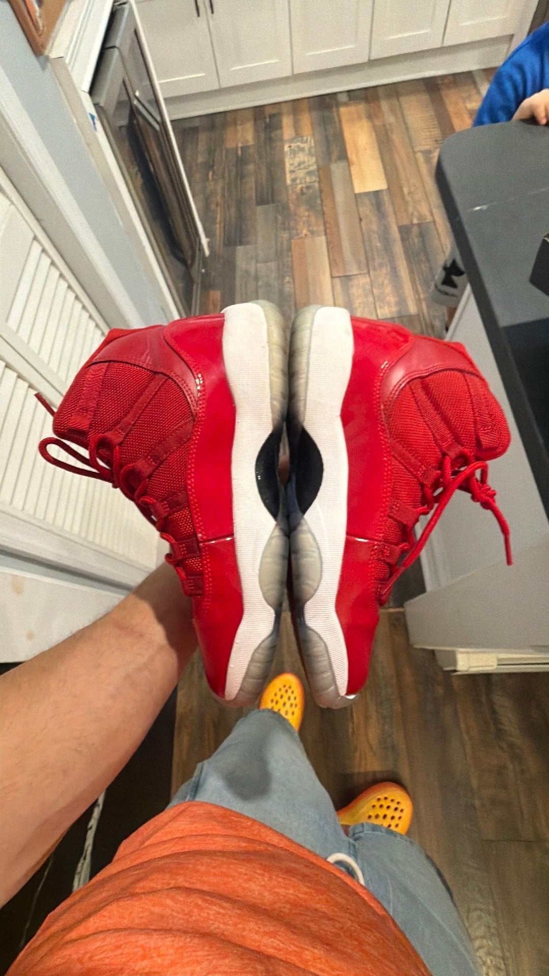 1446 Jordan Kids Air 11 Retro BG Sneakers Rood