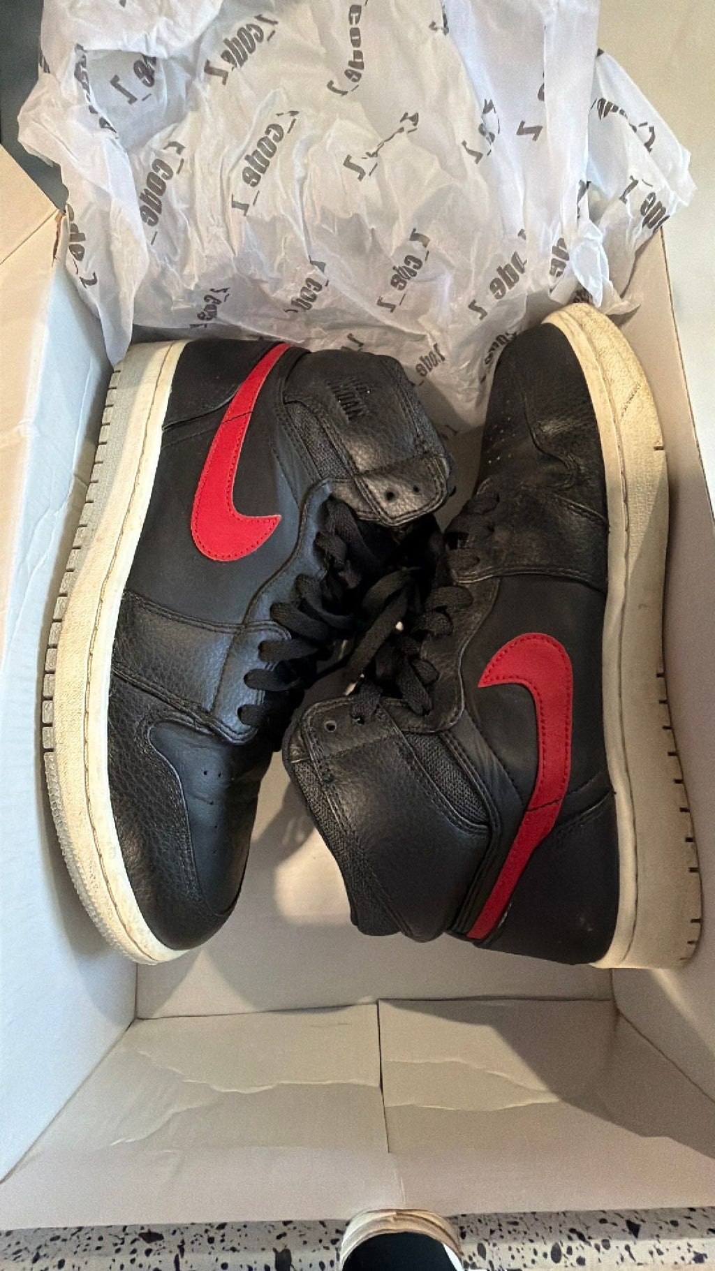 1664 Jordan 1 Rare air bred 8.5m/10W