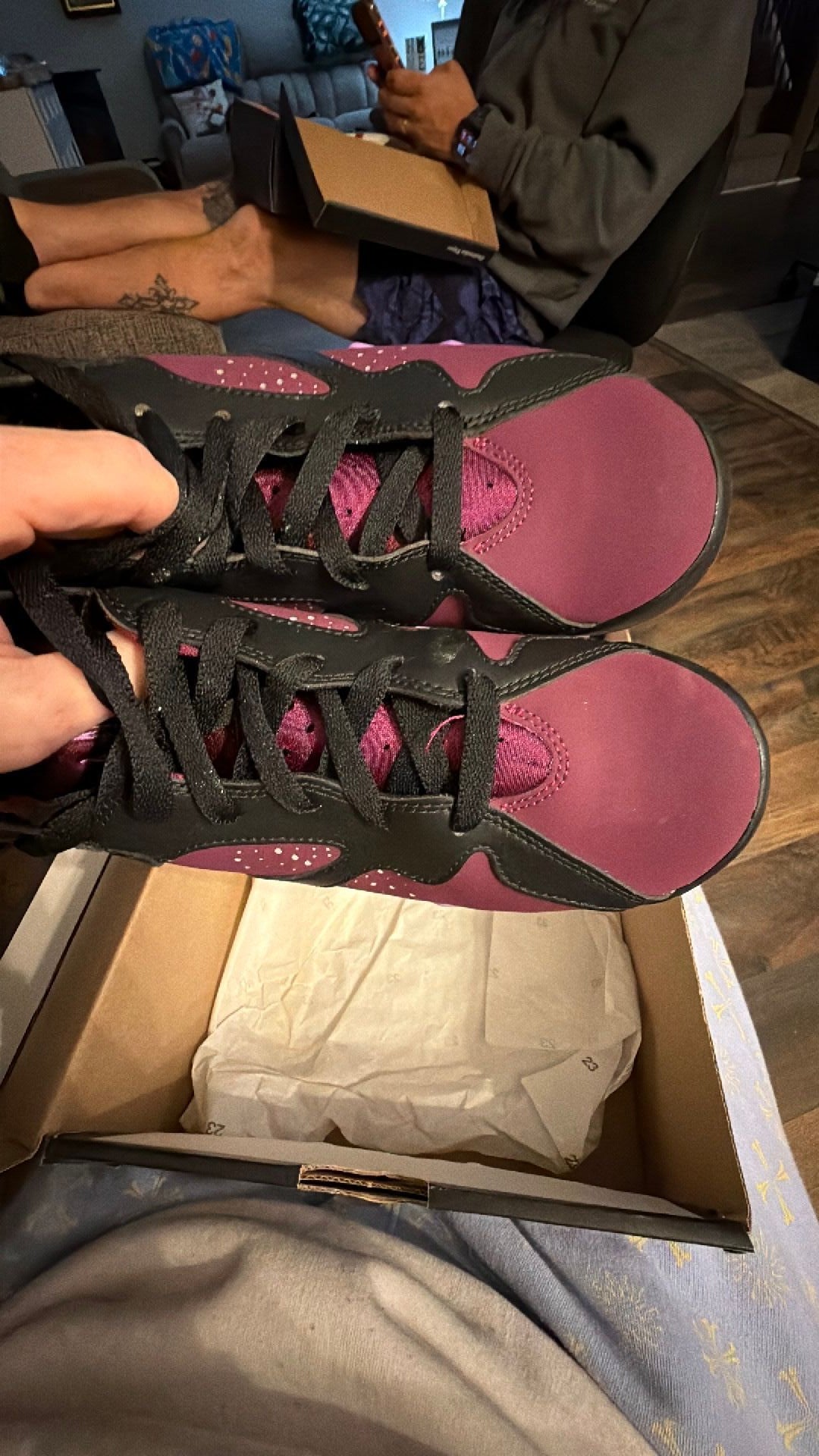 1359 Jordan 7 Retro GG Mulberry-6.5Y/8W