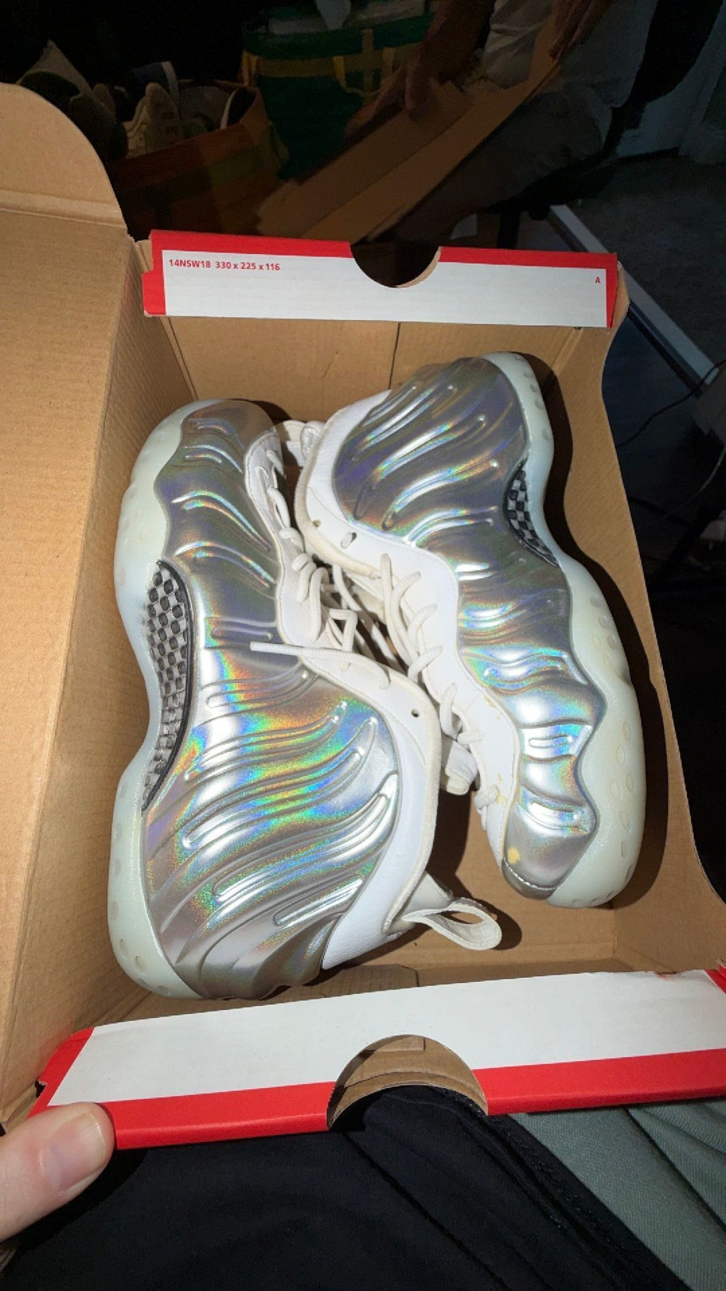 1839 Nike Air Foamposite One "Chrome" sneakers