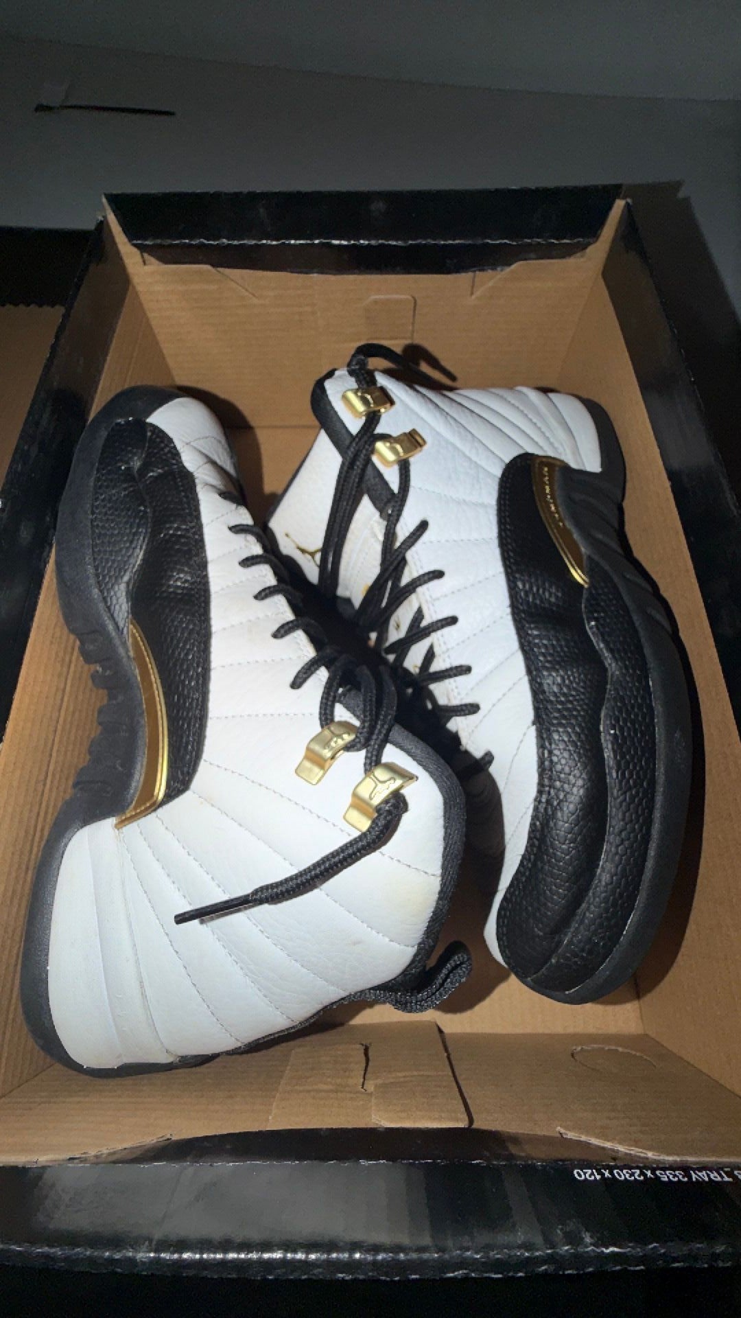 1962 Air Jordan 12 Retro "Royalty Taxi" 6y/7.5w