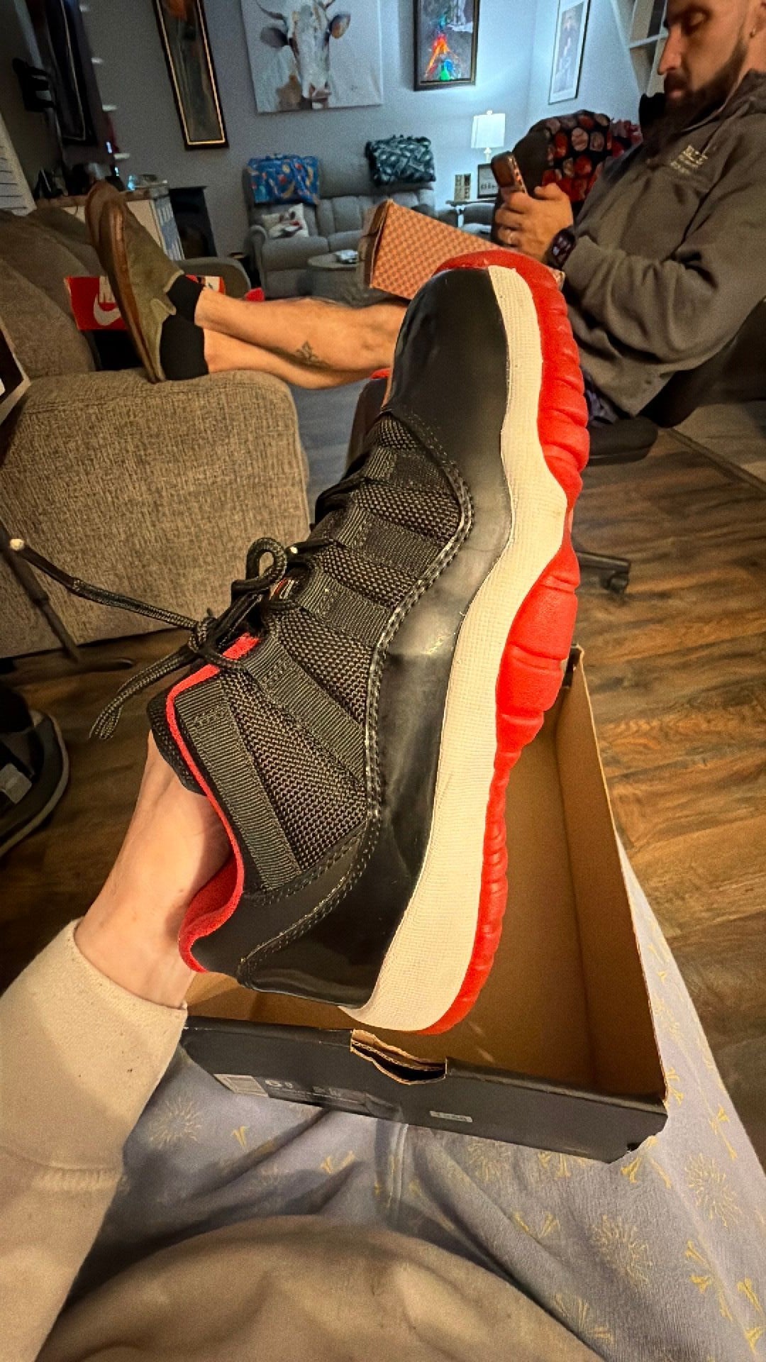 1356 Jordan Air 11 Retro Low BG "Bred" - 528896 012-6.5Y/8W