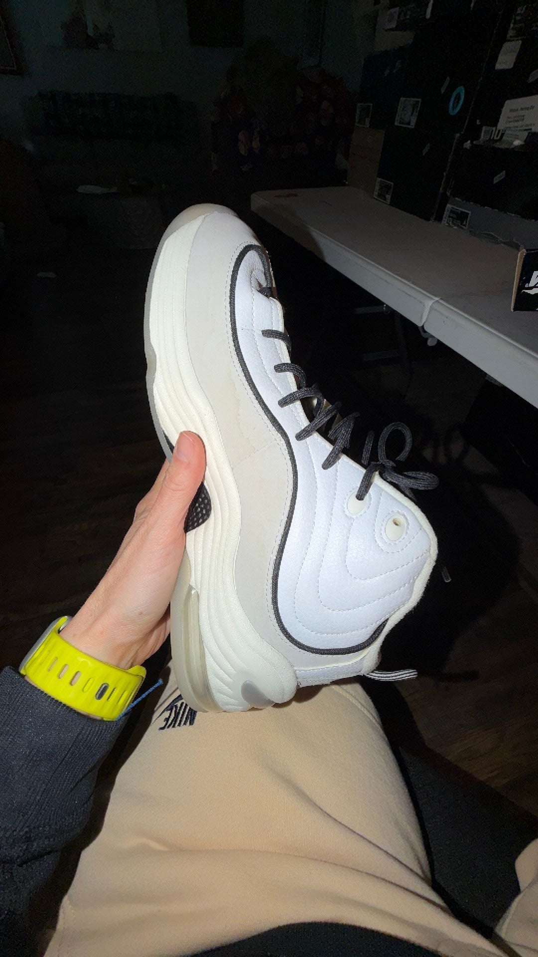 1753 Nike Air Penny 2 sneakers in the Photon Dust colorway