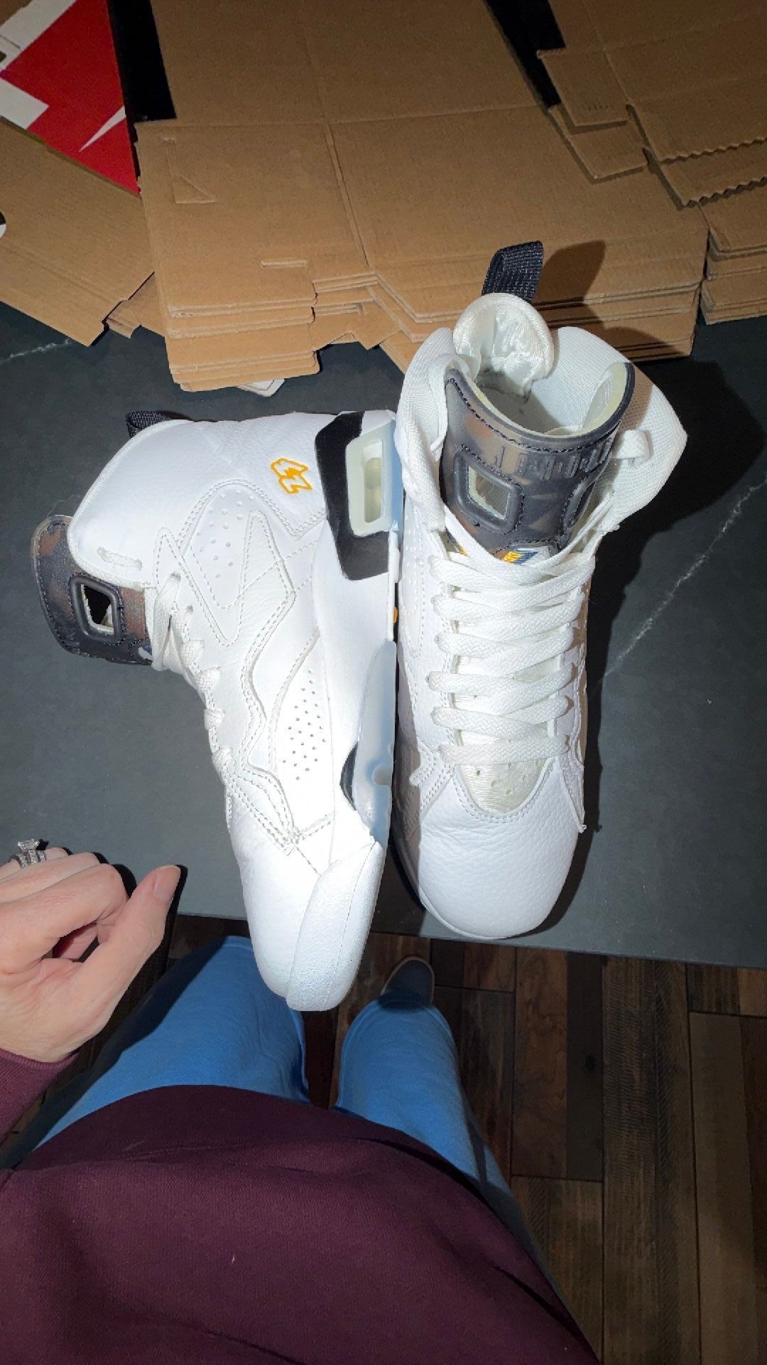1897 Nike Air Jordan Jumpman MVP “White Yellow Ochre"