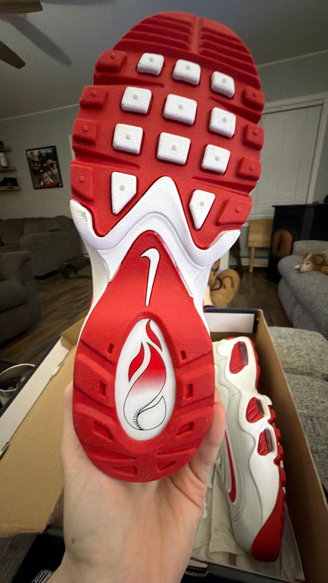 0681 Nike Air Griffey Max 1 "Cincinnati Reds Away"