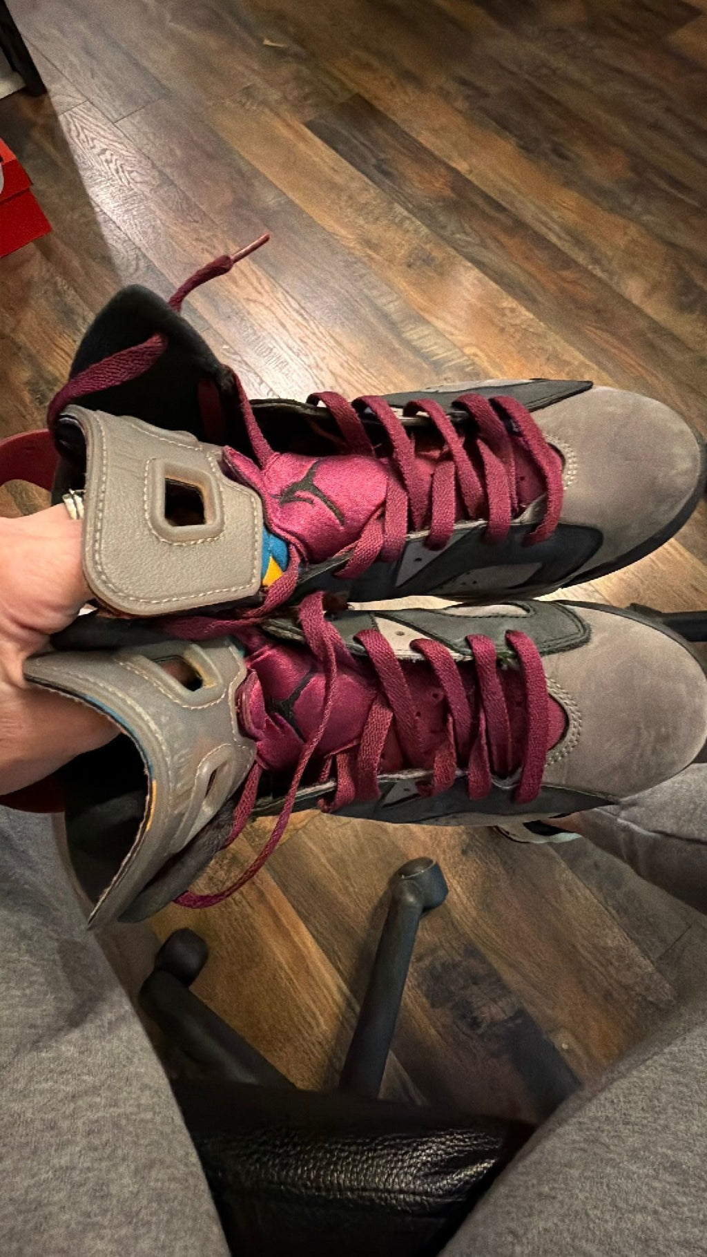 1342 Nike Air Jordan 6 Retro "Bordeaux" 8M/9.5W