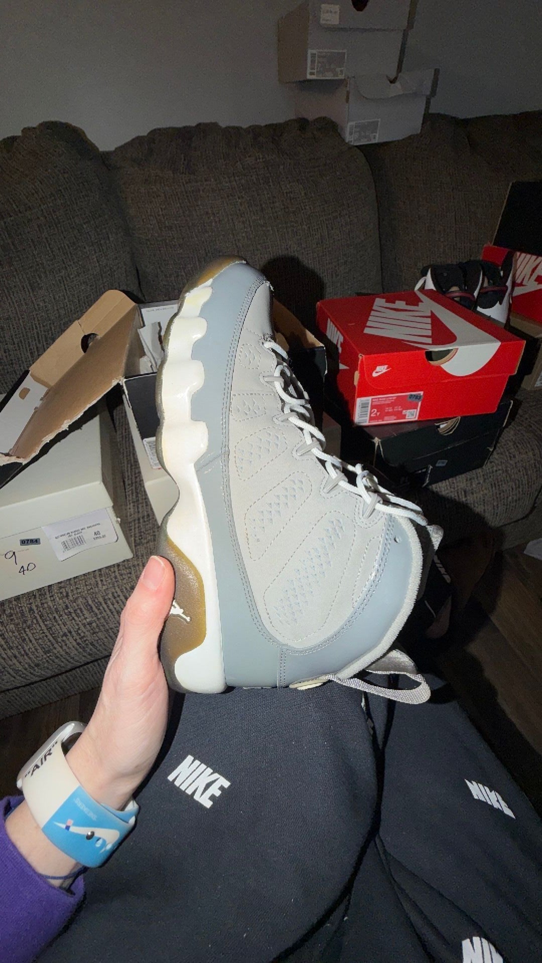 0800 Jordan 9 Cool Grey 2012