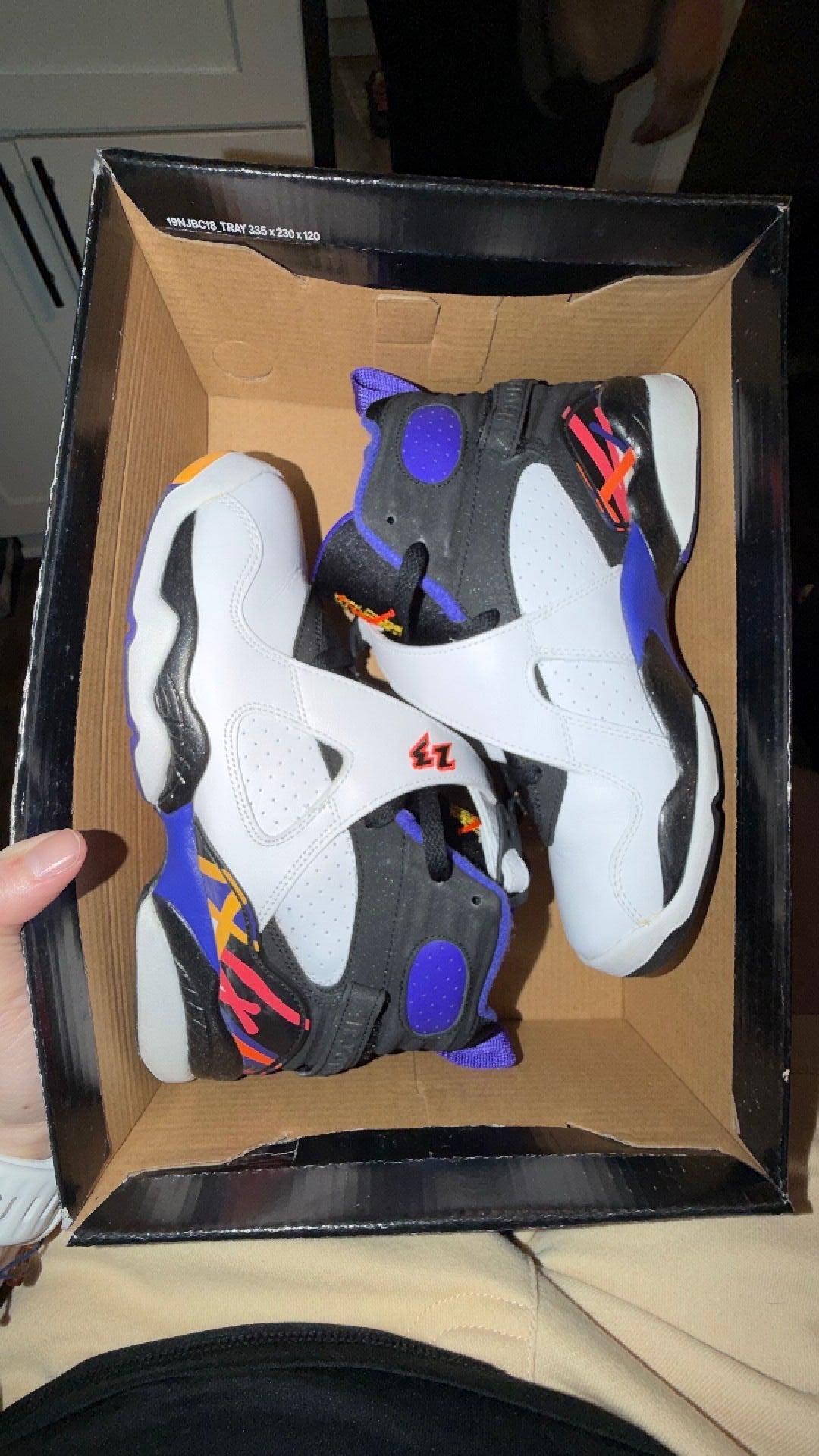 1824 Nike Air Jordan 8 Retro "Three Time's a Charm"