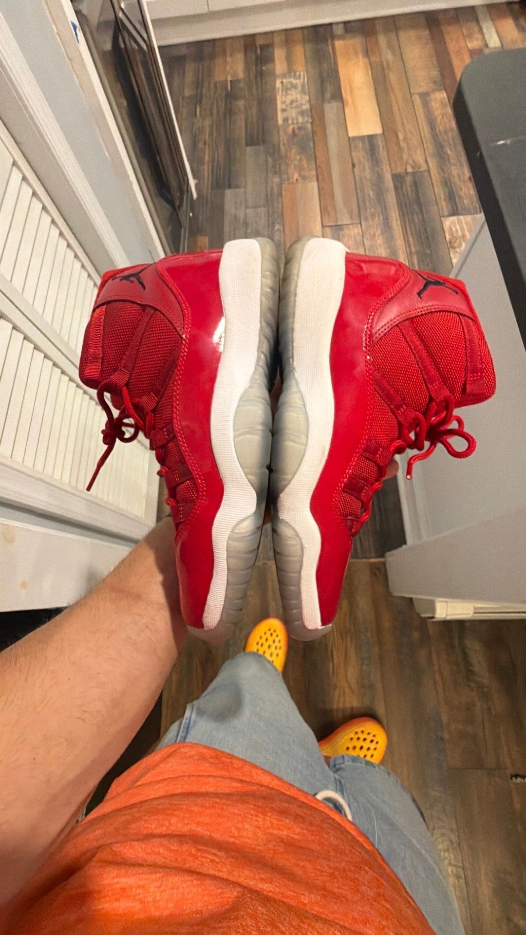 1446 Jordan Kids Air 11 Retro BG Sneakers Rood