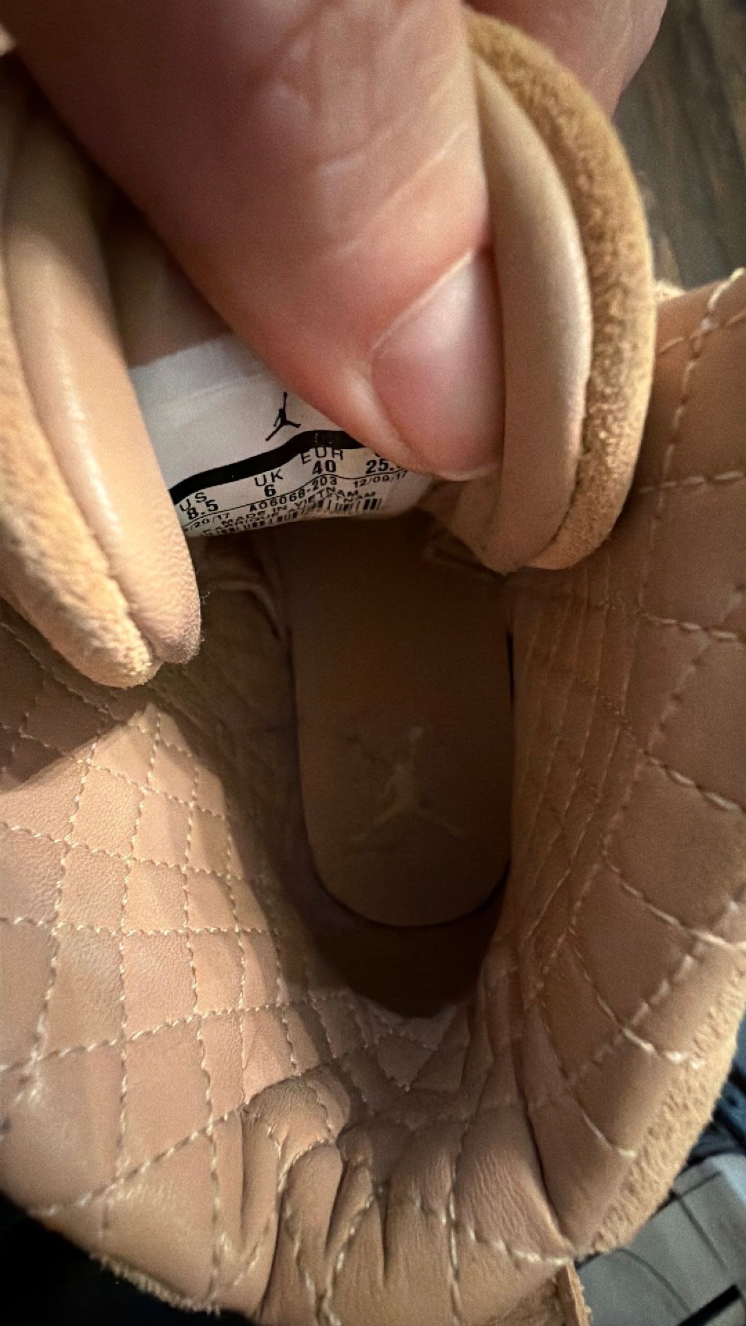 1334 Air Jordan 12 Retro Vachetta Tan-7M/8.5W