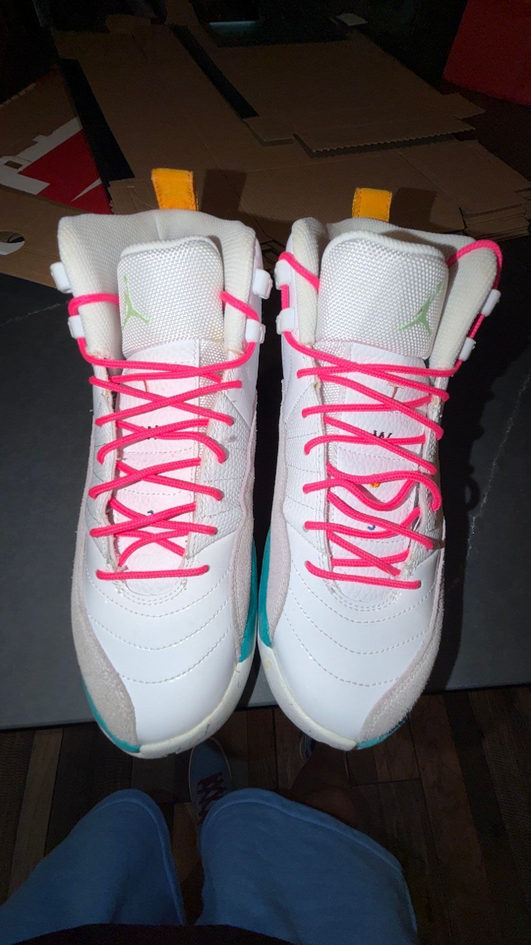1898 Nike Air Jordan 12 Retro GS "White Vapor Green"