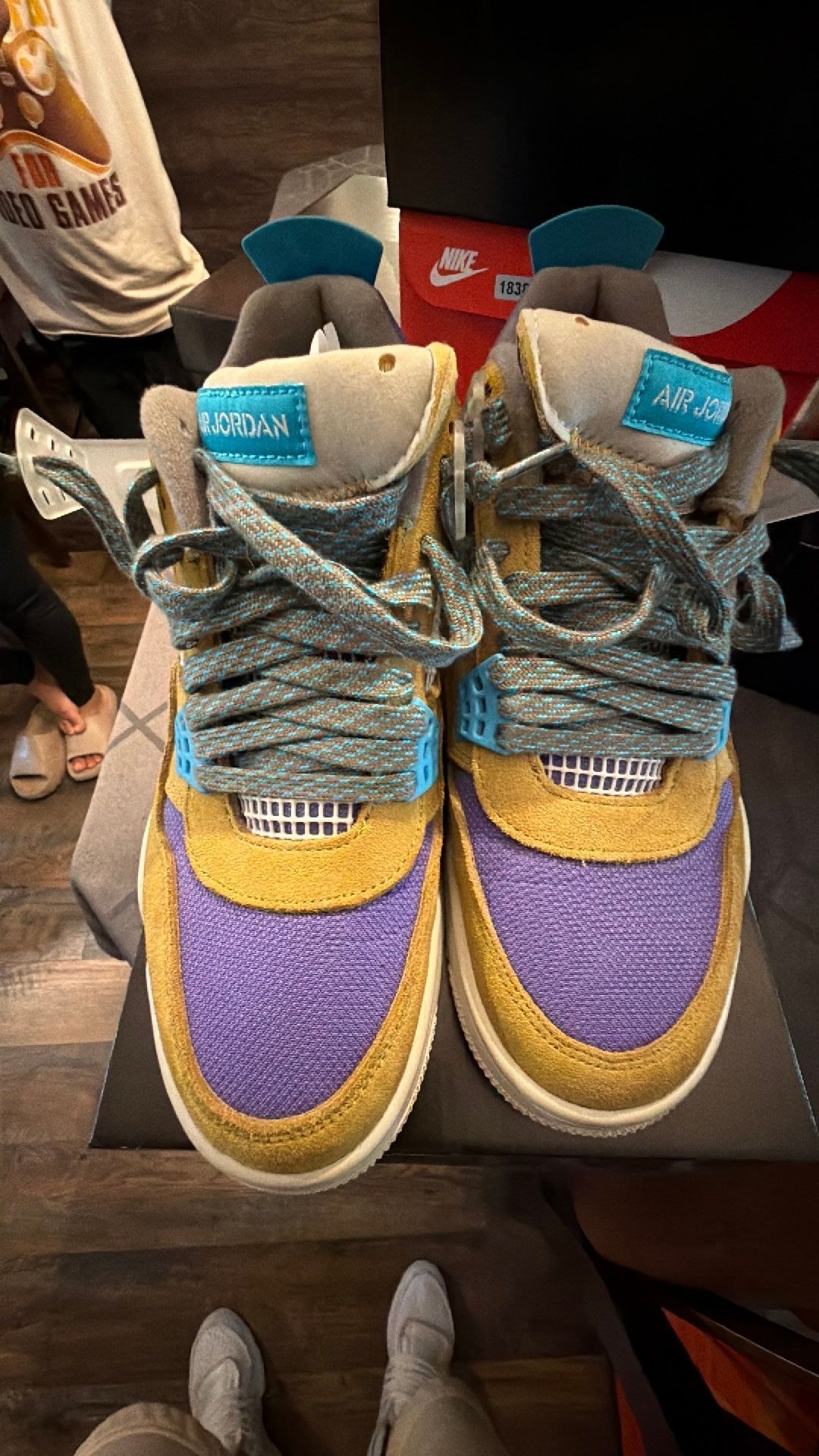 1823 Air Jordan 4 Retro SP Union "Desert Moss" (DJ5718-300).