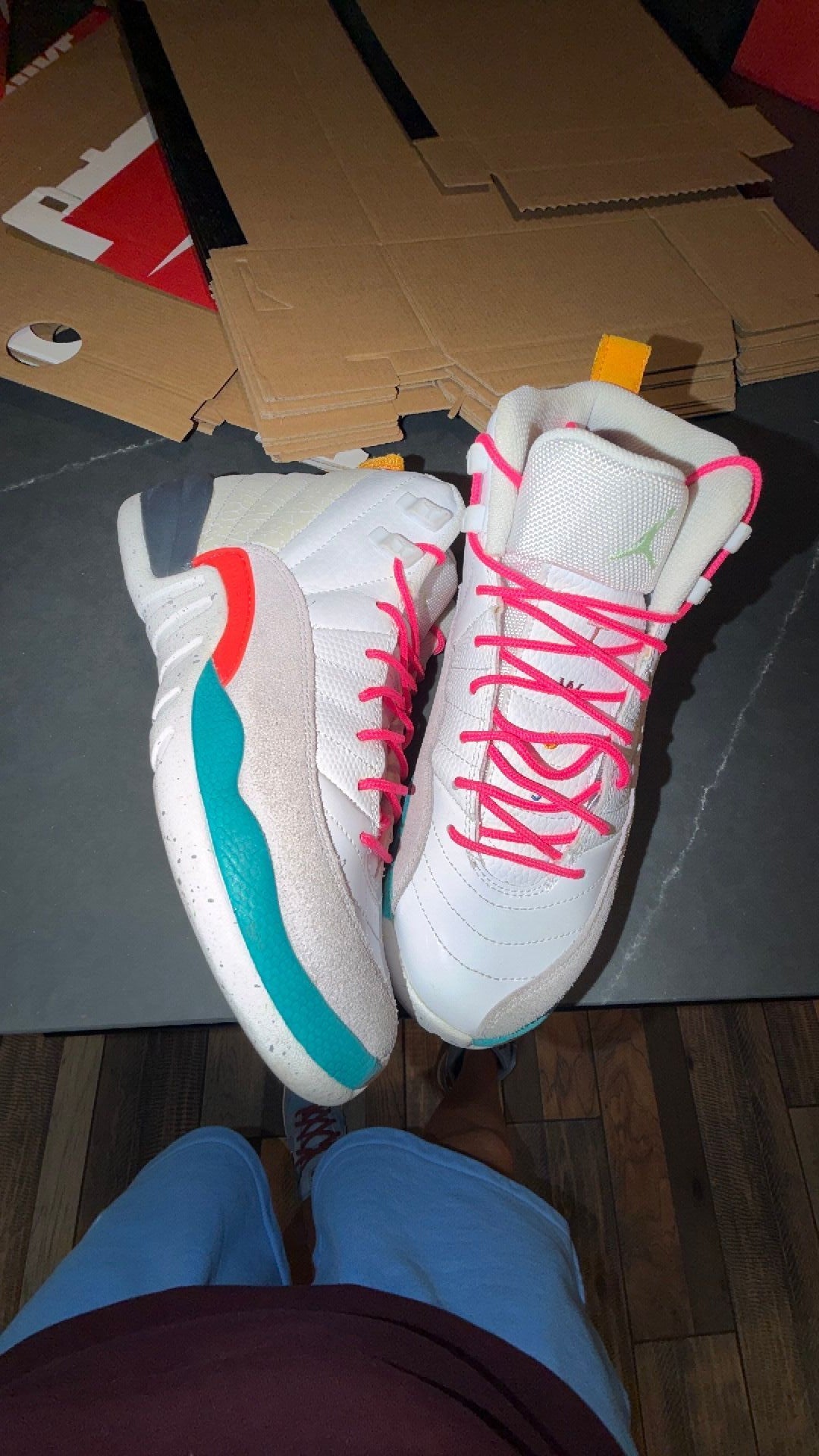 1898 Nike Air Jordan 12 Retro GS "White Vapor Green"