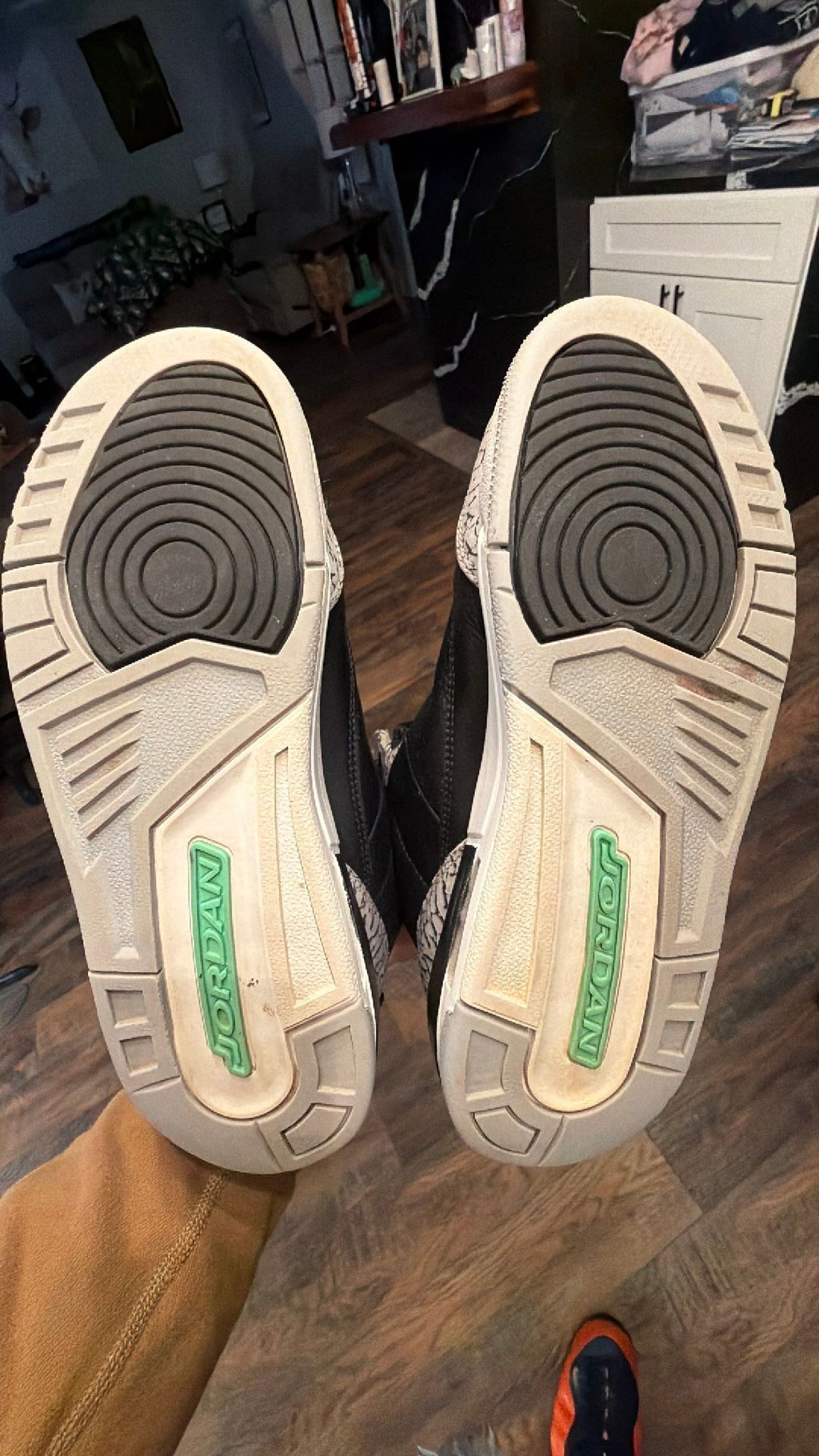 1259 Jordan 3 GS "GREEN GLOW" 7Y/8.5W