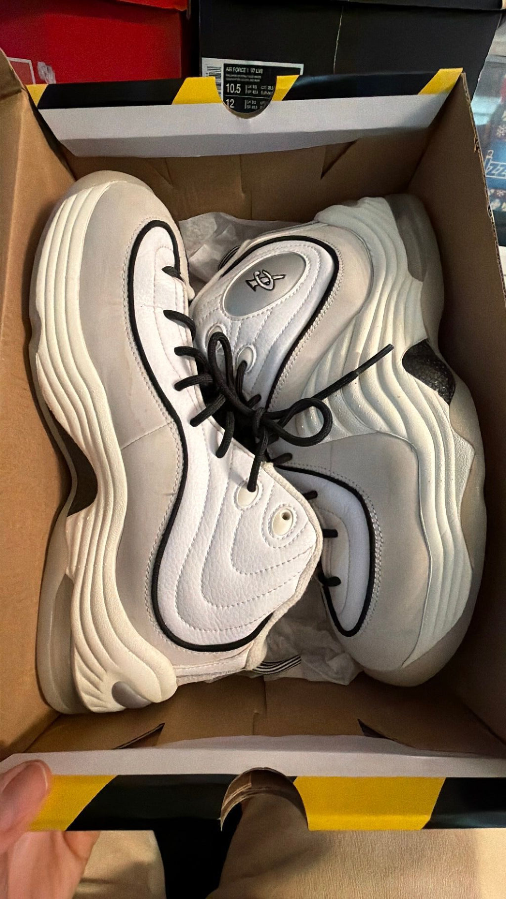 1753 Nike Air Penny 2 sneakers in the Photon Dust colorway