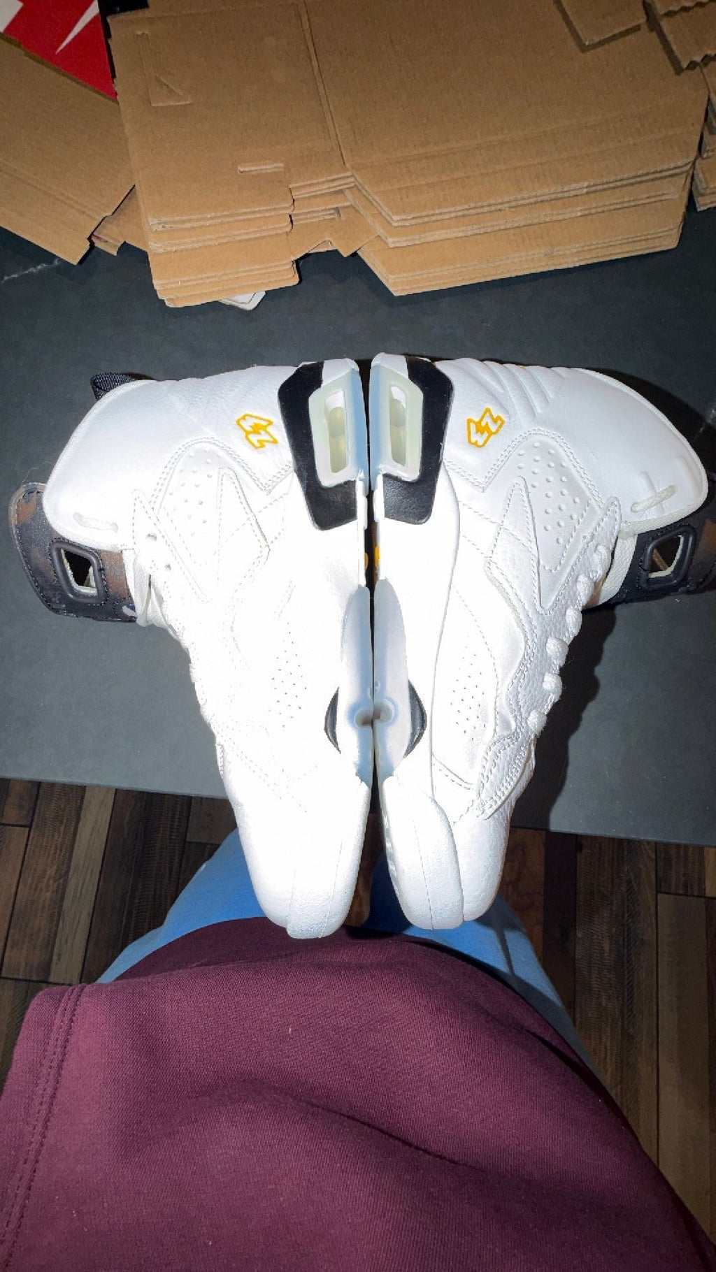 1897 Nike Air Jordan Jumpman MVP “White Yellow Ochre"