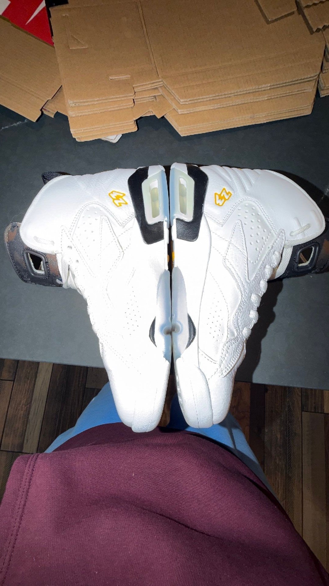 1897 Nike Air Jordan Jumpman MVP “White Yellow Ochre"