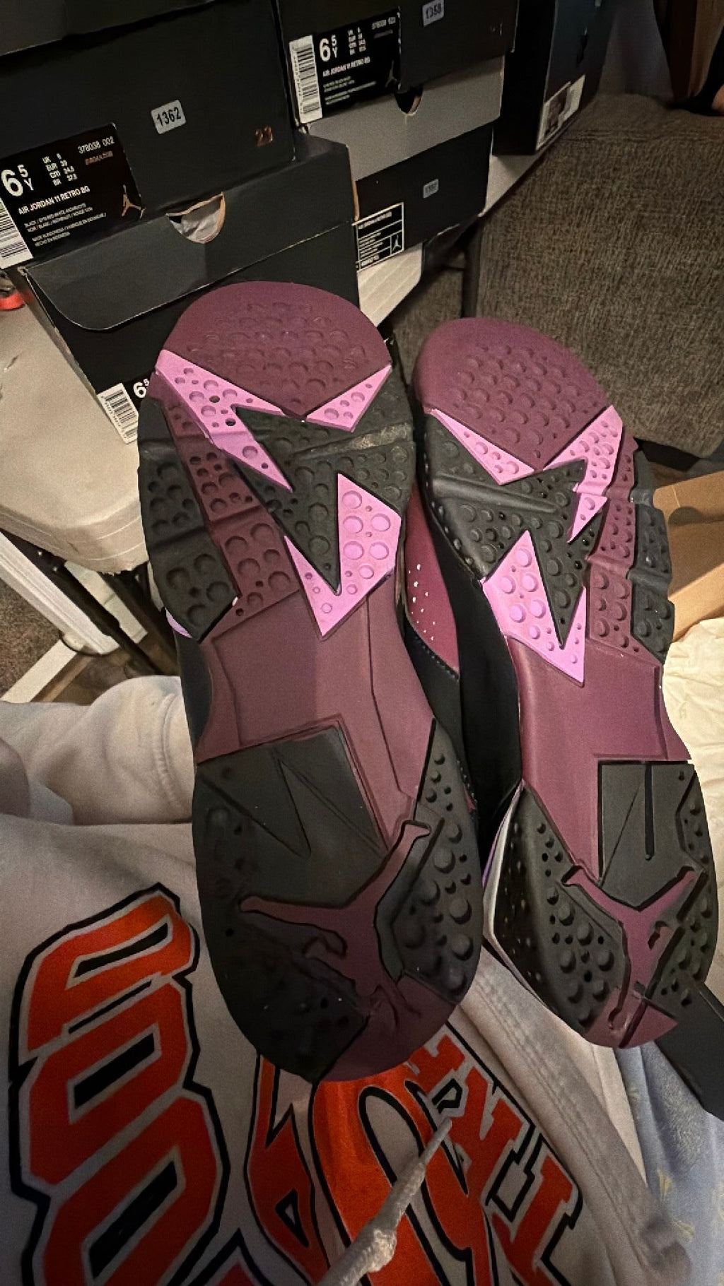 1359 Jordan 7 Retro GG Mulberry-6.5Y/8W