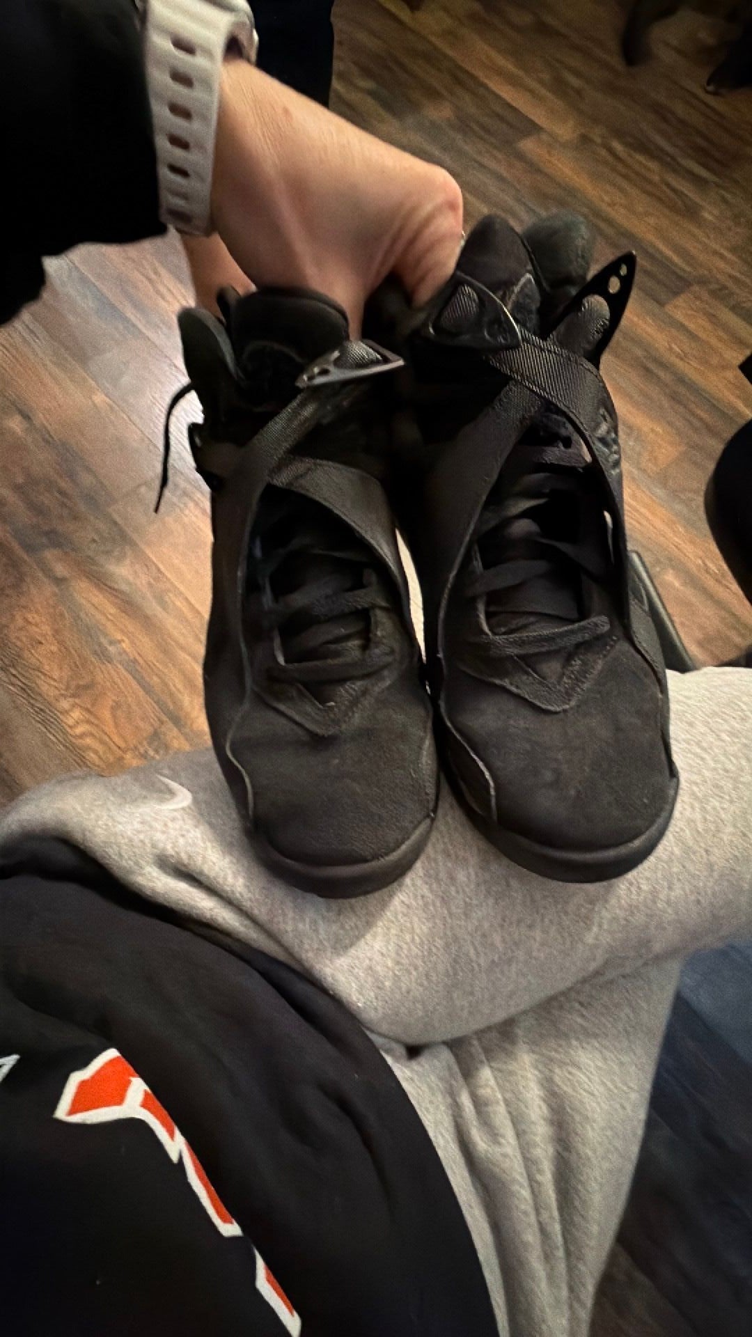 1333 Jordan 8 Retro 'Winterized Gunsmoke' 10.5M/12W