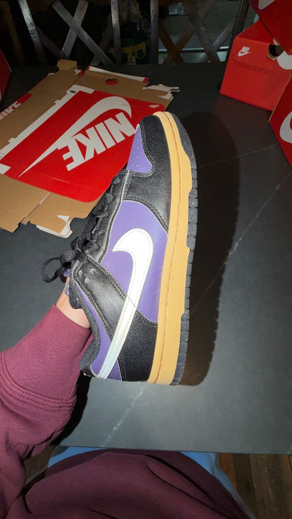 1892 Nike Dunk Low Next Nature "Dark Raisin"