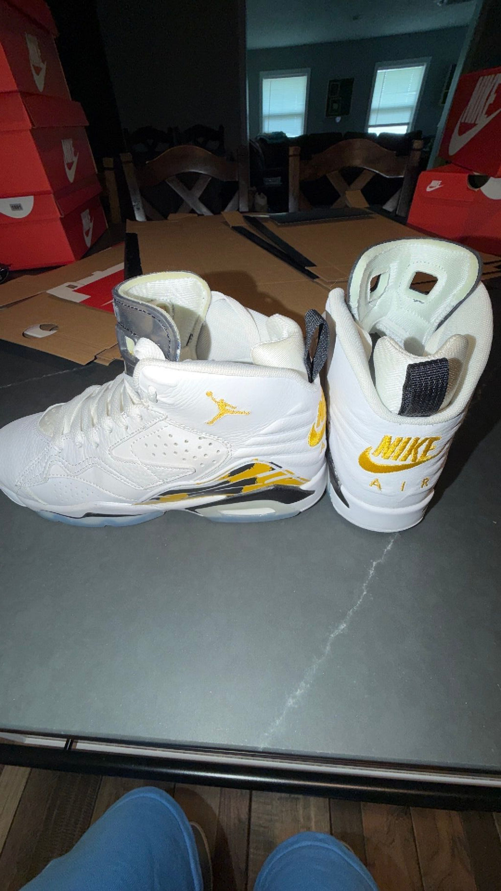 1897 Nike Air Jordan Jumpman MVP “White Yellow Ochre"