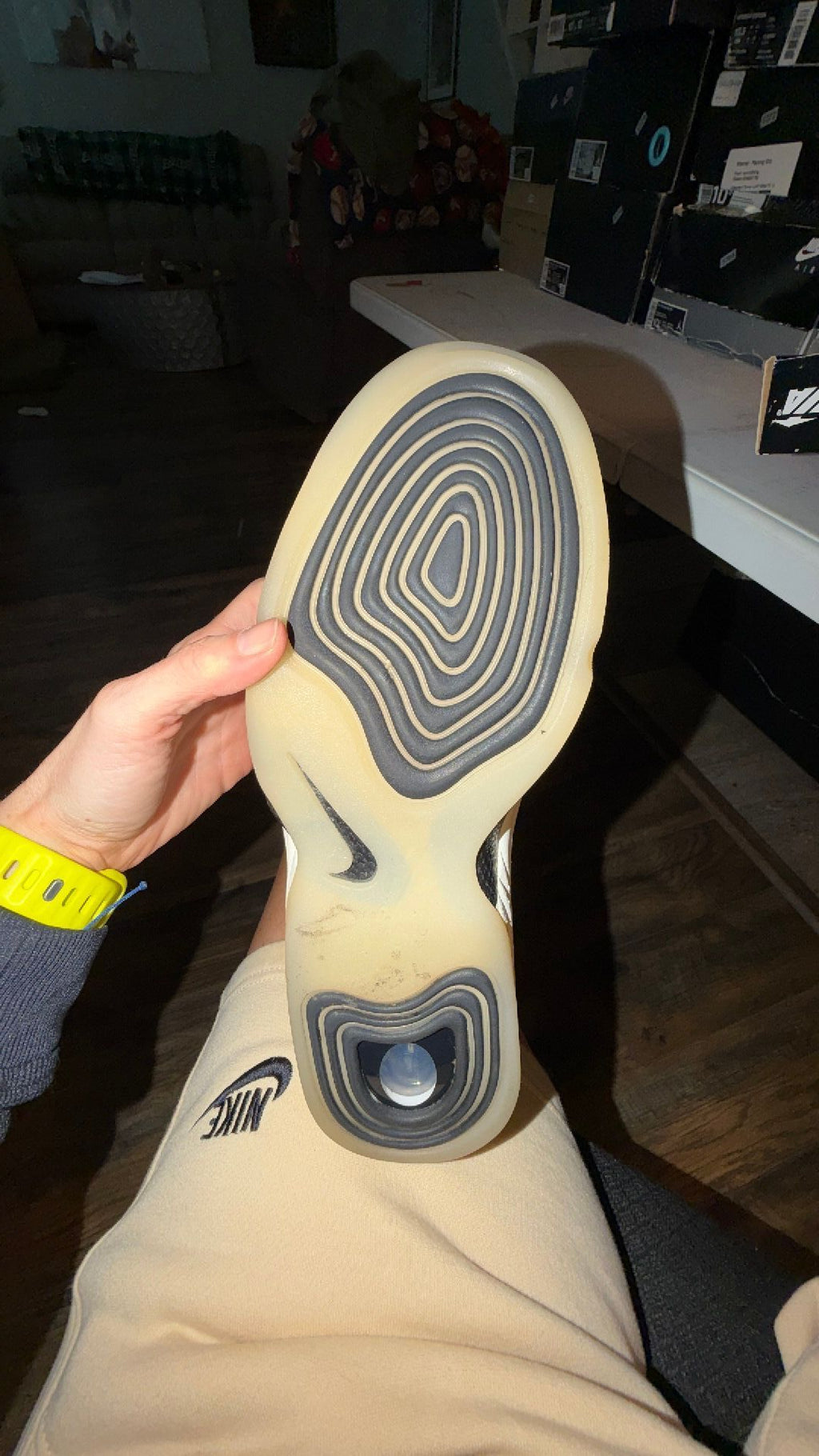 1753 Nike Air Penny 2 sneakers in the Photon Dust colorway