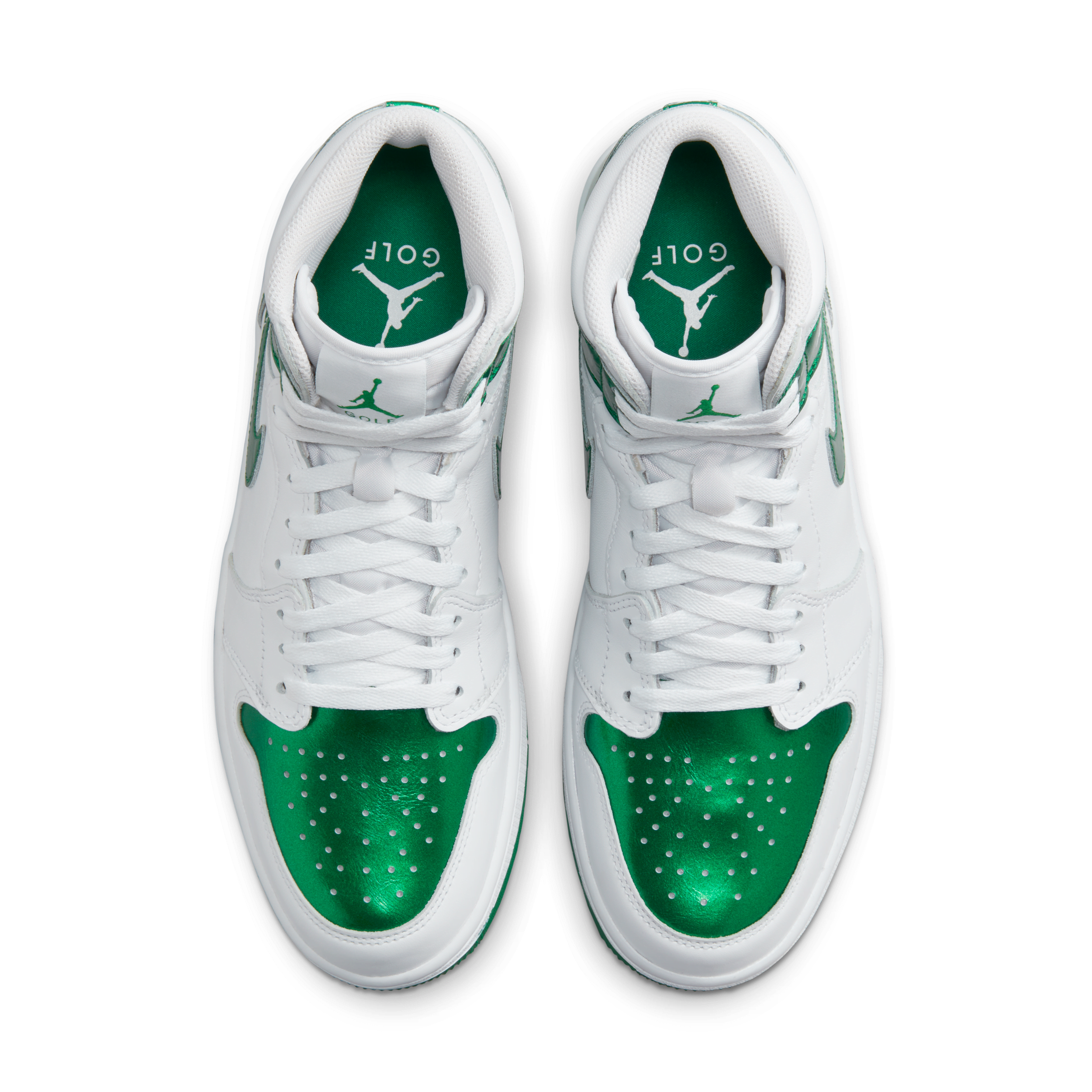 0645 Jordan 1 Retro High Golf Metallic Green - UK 8